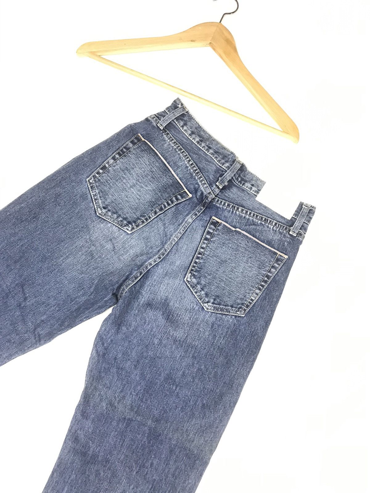 Japanese Brand × Vintage VINTAGE GYDA BAGGY SELVEDGE BACK POCKET ANKLE CUT DISTRESSED Size US 26 / EU 42 - 13 Thumbnail