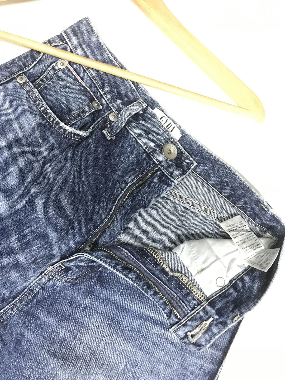 Japanese Brand × Vintage VINTAGE GYDA BAGGY SELVEDGE BACK POCKET ANKLE CUT DISTRESSED Size US 26 / EU 42 - 6 Thumbnail