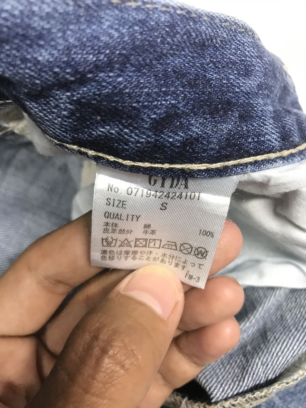 Japanese Brand × Vintage VINTAGE GYDA BAGGY SELVEDGE BACK POCKET ANKLE CUT DISTRESSED Size US 26 / EU 42 - 7 Thumbnail