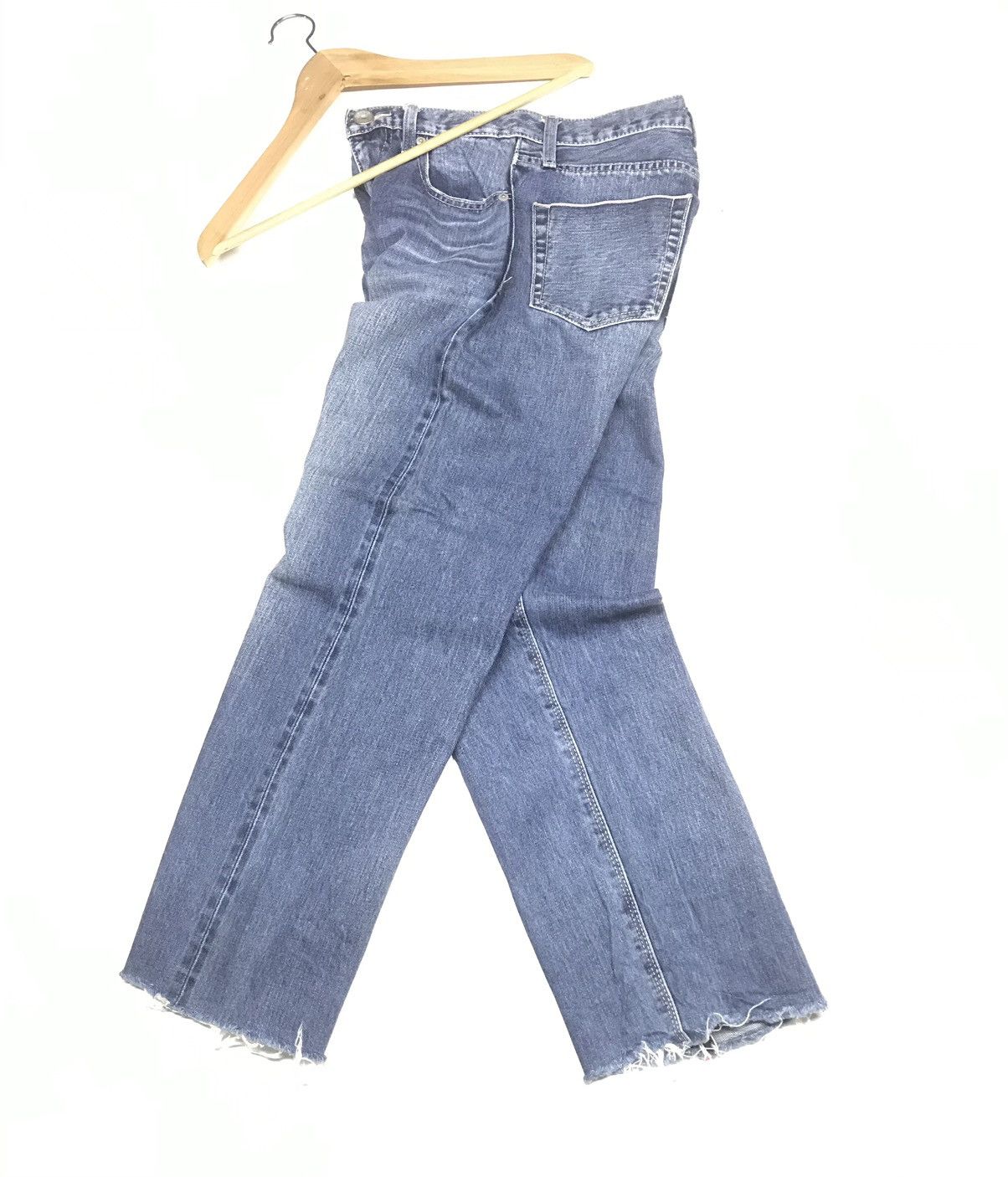 Japanese Brand × Vintage VINTAGE GYDA BAGGY SELVEDGE BACK POCKET ANKLE CUT DISTRESSED Size US 26 / EU 42 - 18 Thumbnail