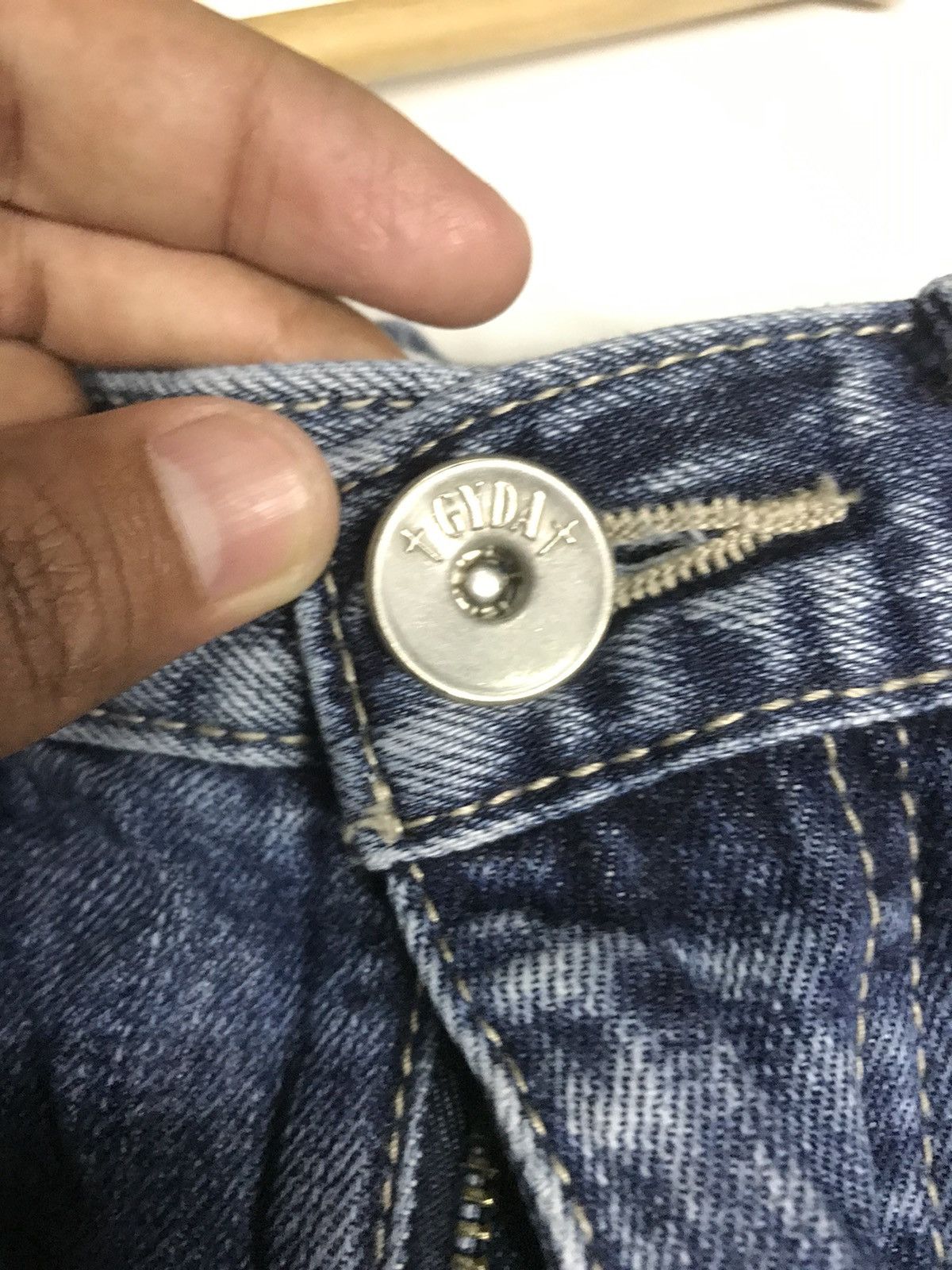 Japanese Brand × Vintage VINTAGE GYDA BAGGY SELVEDGE BACK POCKET ANKLE CUT DISTRESSED Size US 26 / EU 42 - 5 Thumbnail
