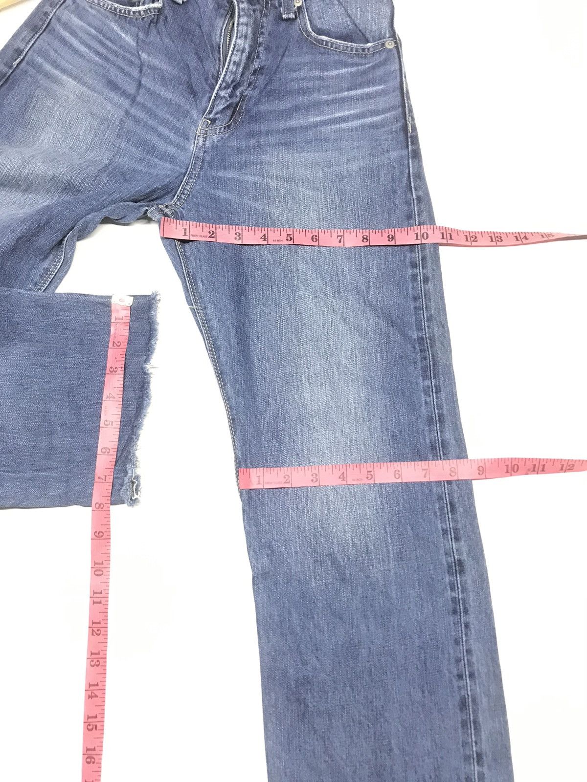 Japanese Brand × Vintage VINTAGE GYDA BAGGY SELVEDGE BACK POCKET ANKLE CUT DISTRESSED Size US 26 / EU 42 - 21 Thumbnail