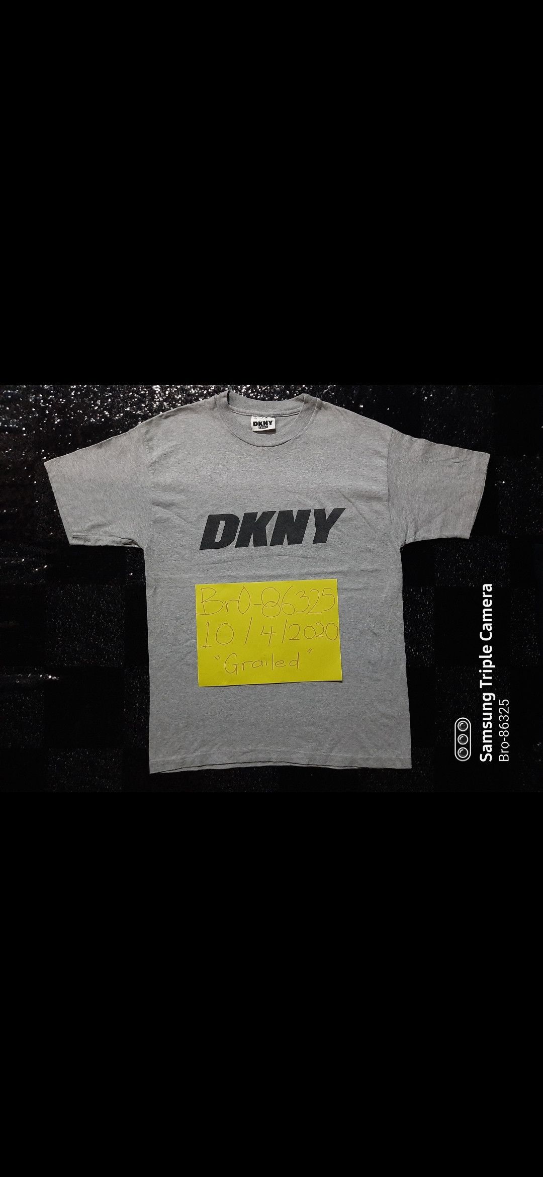 DKNY × Designer × Vintage VINTAGE 90s DKNY SPELL OUT BIG LOGO SINGLE STICH Size US L / EU 52-54 / 3 - 1 Thumbnail