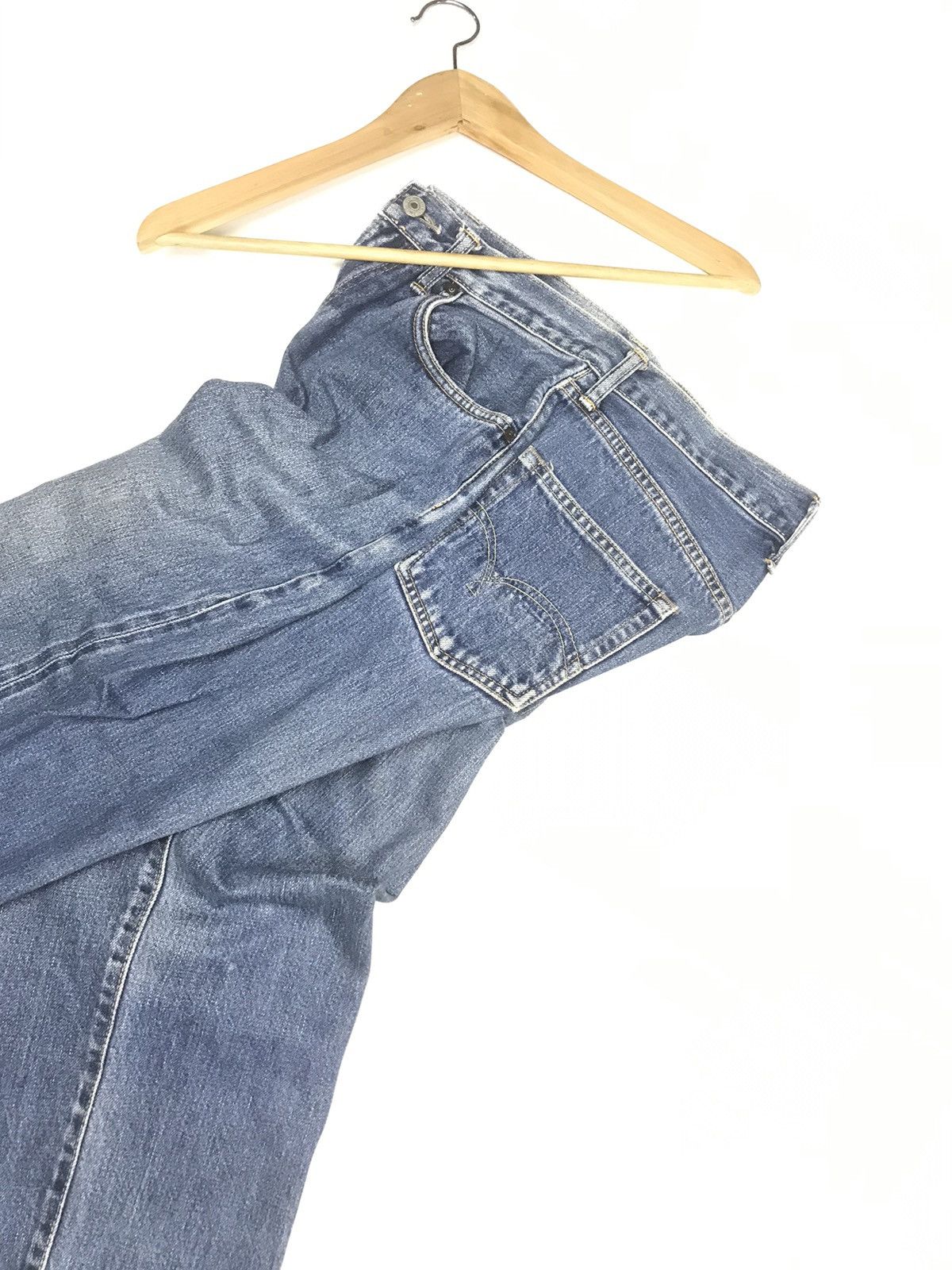 Japanese Brand × Vintage VINTAGE BAGGY SELVEDGE SOMETHING ANKLE CUT DISTRESSED DENIM Size US 29 - 17 Thumbnail