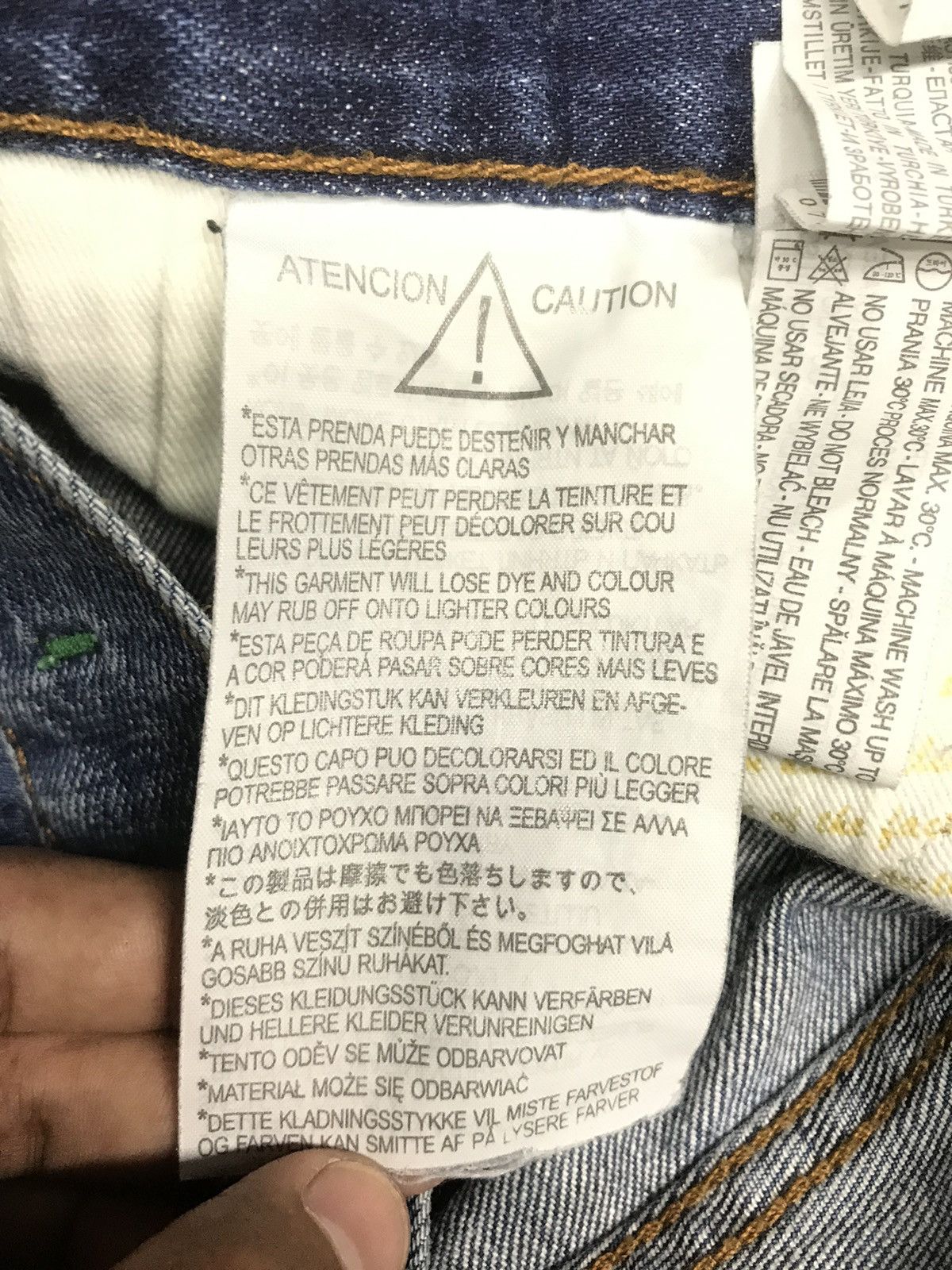 Zara VINTAGE ZARA WOMEN/UNISEX DISTRESSED SELVEDGE DENIM Size US 28 / EU 44 - 12 Thumbnail