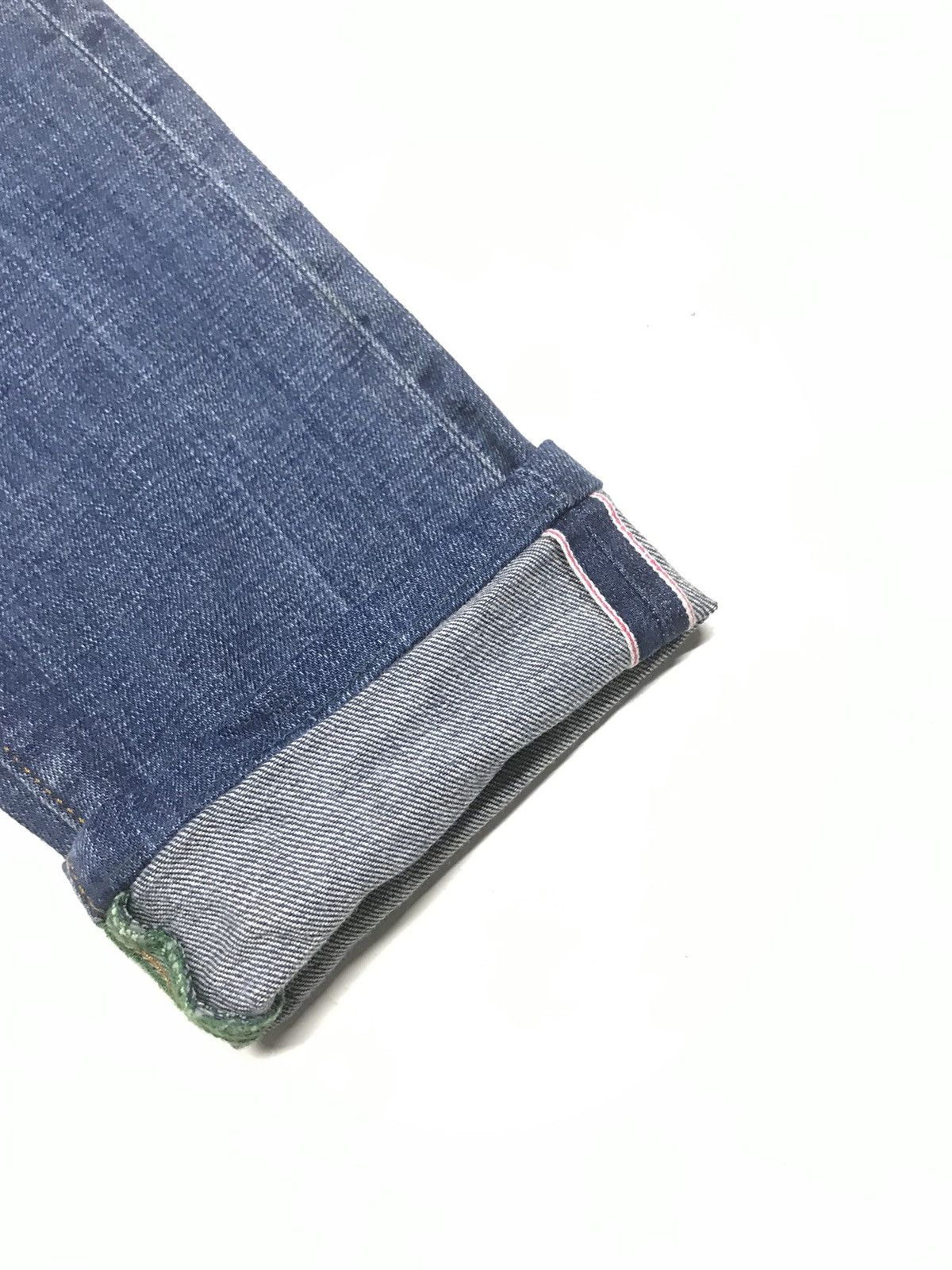 Zara VINTAGE ZARA WOMEN/UNISEX DISTRESSED SELVEDGE DENIM Size US 28 / EU 44 - 2 Thumbnail
