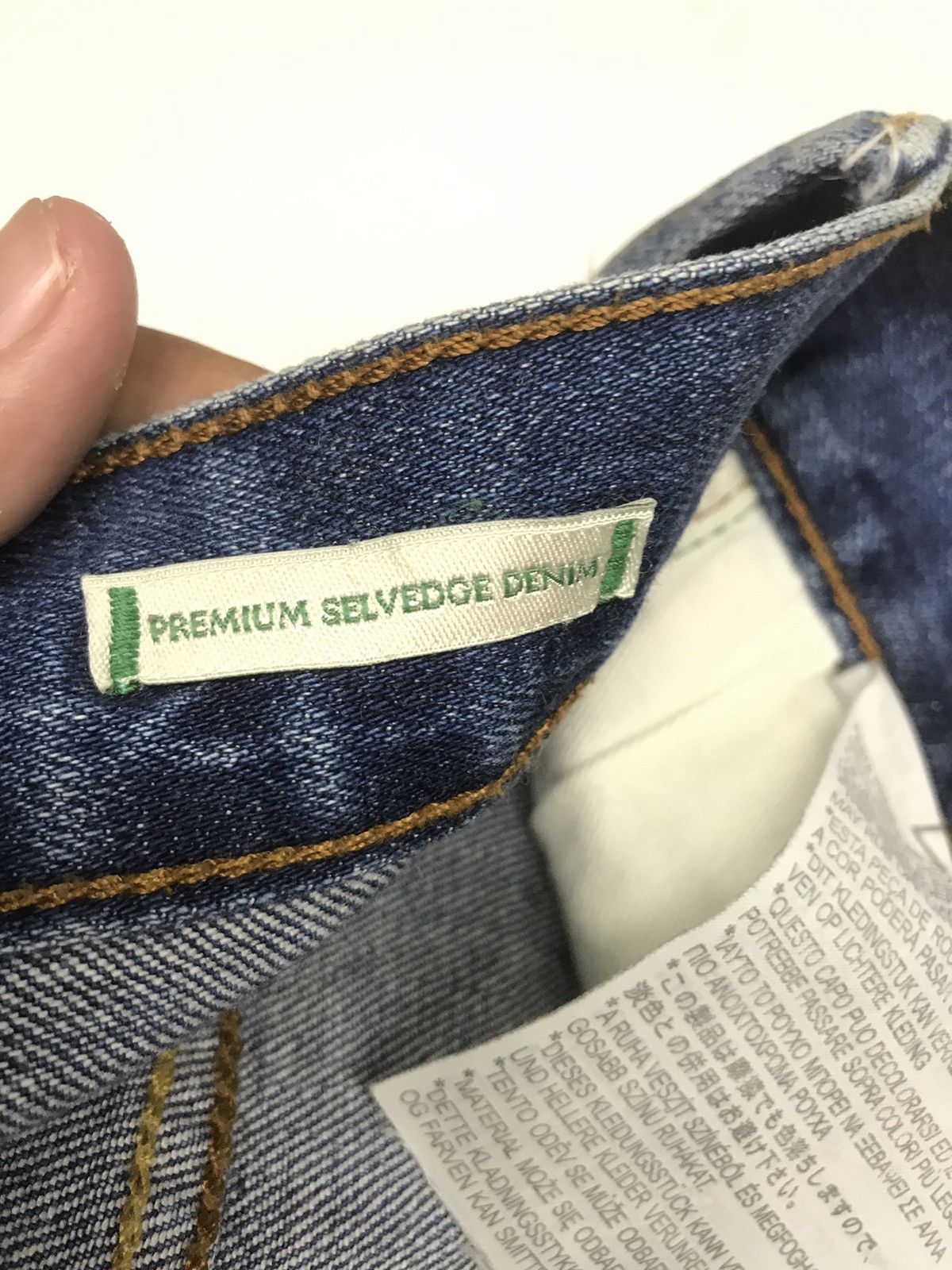 Zara VINTAGE ZARA WOMEN/UNISEX DISTRESSED SELVEDGE DENIM Size US 28 / EU 44 - 14 Thumbnail