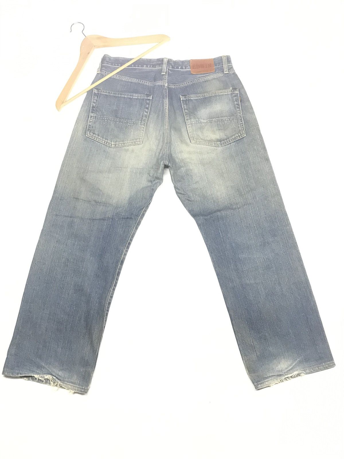 Edwin × Vintage VINTAGE SELVEDGE EDWIN 505 DISTRESSED DENIM Size US 32 / EU 48 - 10 Thumbnail