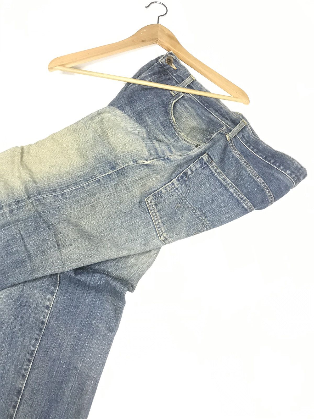 Edwin × Vintage VINTAGE SELVEDGE EDWIN 505 DISTRESSED DENIM Size US 32 / EU 48 - 17 Thumbnail