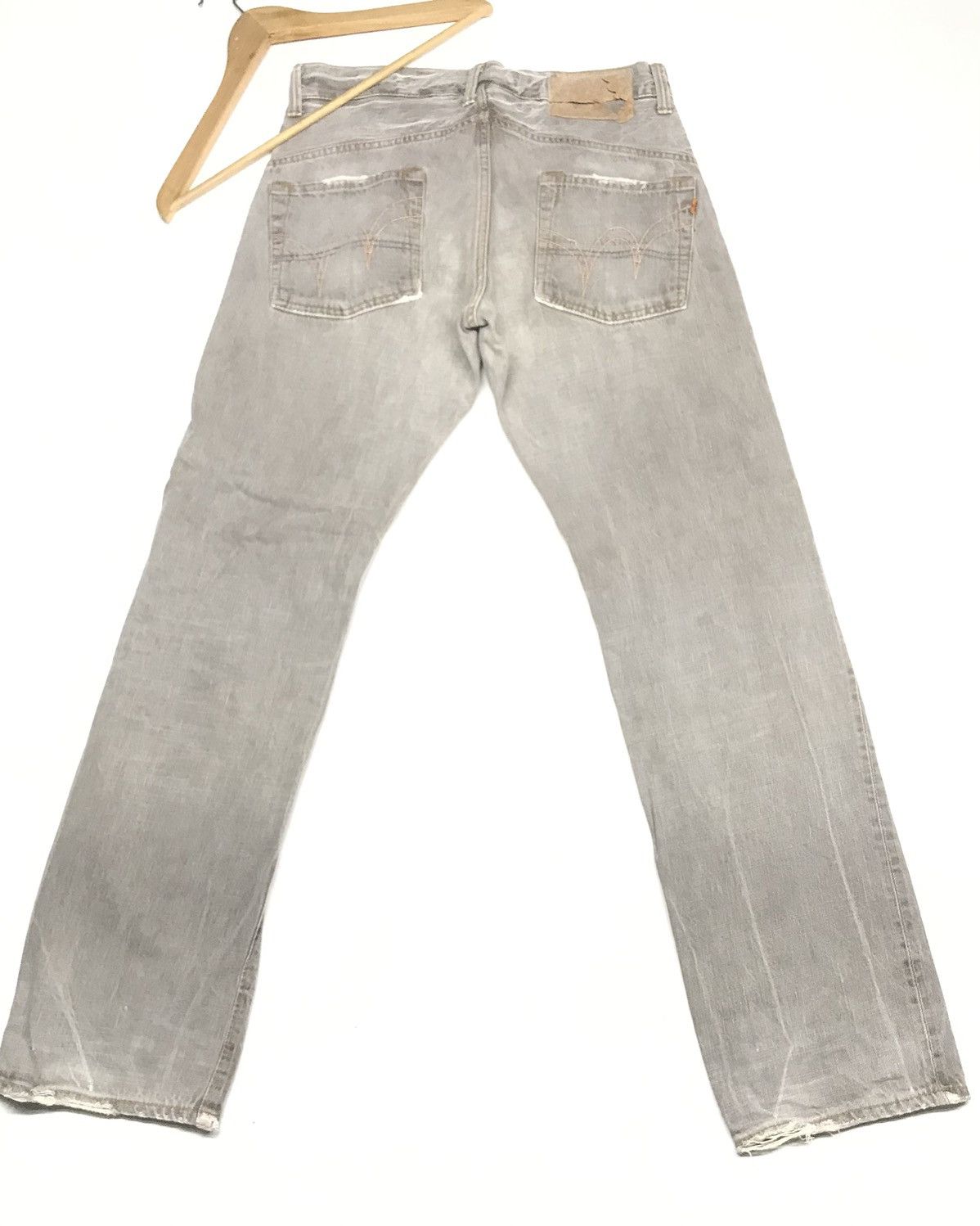 Edwin × Vintage VINTAGE RUSTY EDWIN DISTRESSED SELVEDGE DENIM Size US 30 / EU 46 - 9 Thumbnail