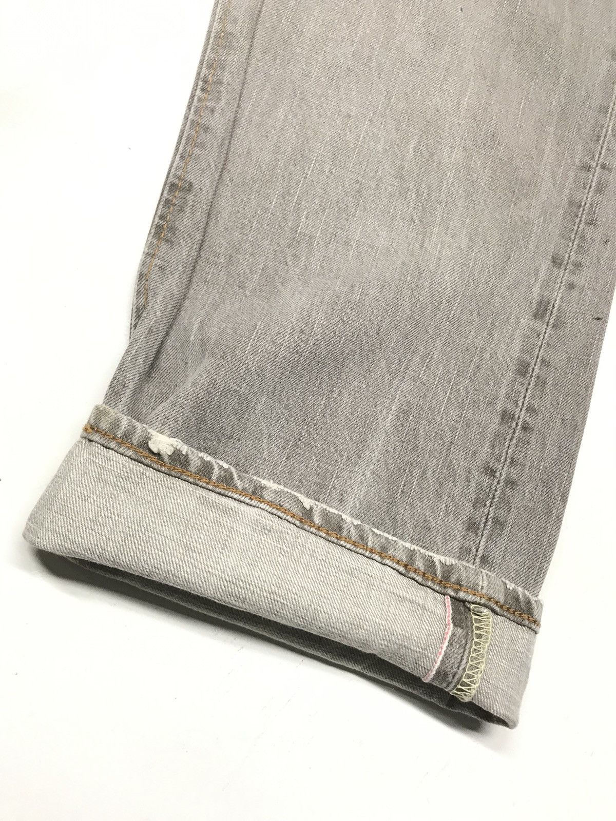 Edwin × Vintage VINTAGE RUSTY EDWIN DISTRESSED SELVEDGE DENIM Size US 30 / EU 46 - 2 Thumbnail