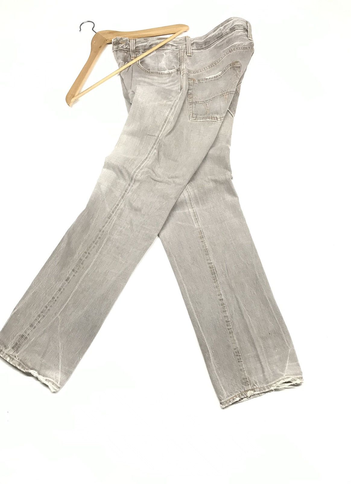 Edwin × Vintage VINTAGE RUSTY EDWIN DISTRESSED SELVEDGE DENIM Size US 30 / EU 46 - 15 Thumbnail