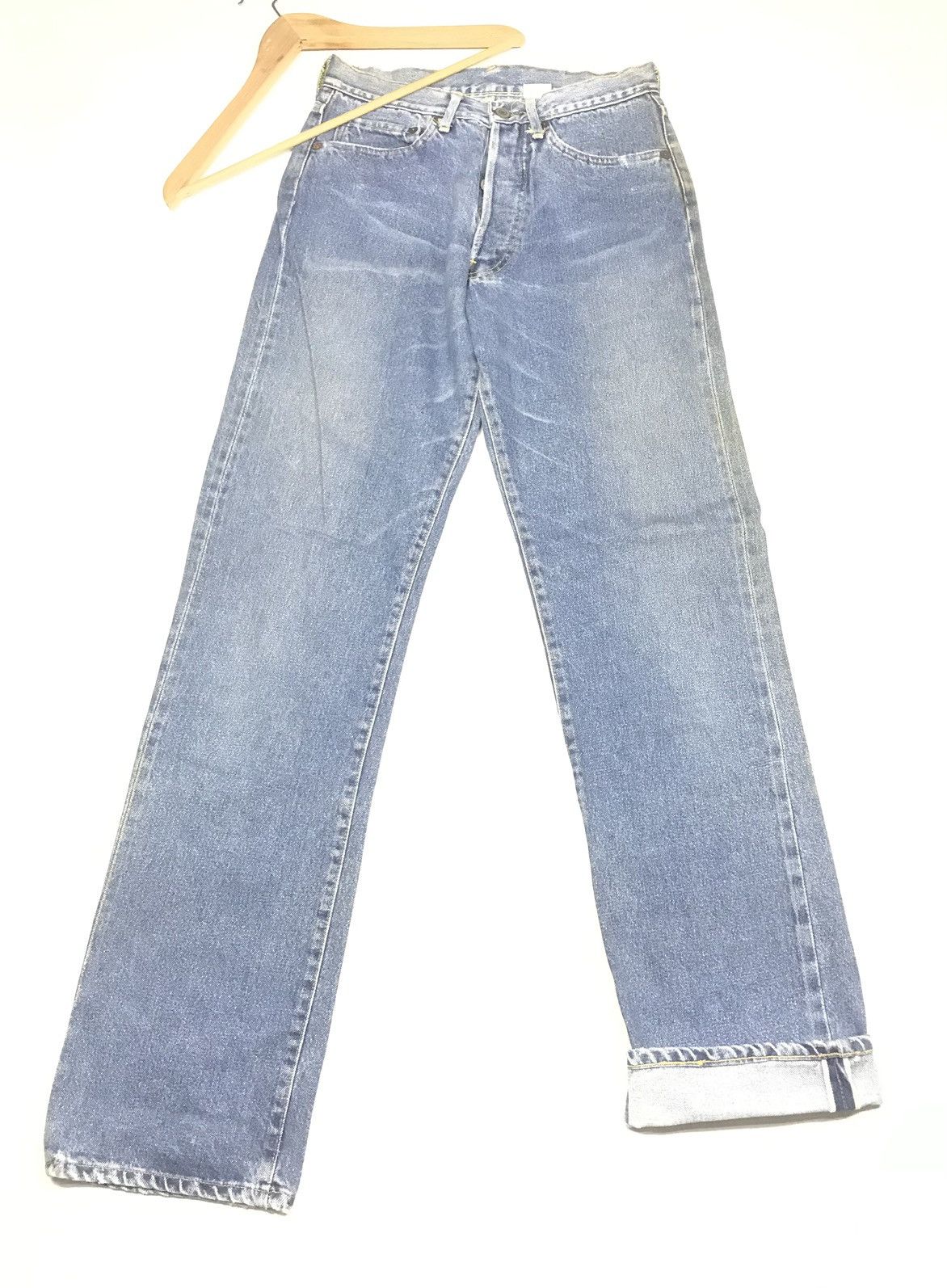 Vintage × eS VINTAGE RUSTY MODERN REPLICA MADE BY E-S SELVEDGE DENIM Size US 28 / EU 44 - 1 Thumbnail