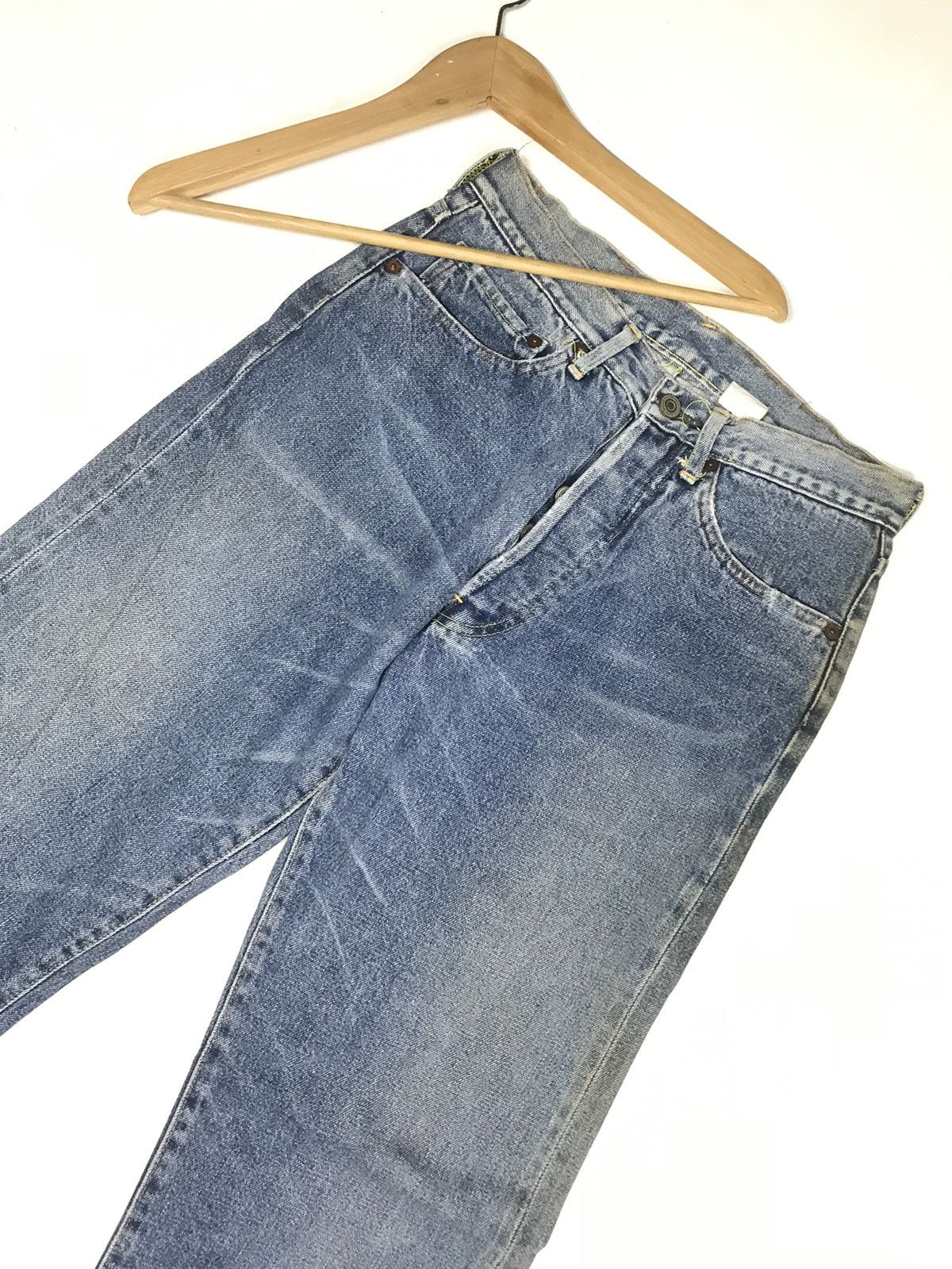 Vintage × eS VINTAGE RUSTY MODERN REPLICA MADE BY E-S SELVEDGE DENIM Size US 28 / EU 44 - 3 Thumbnail