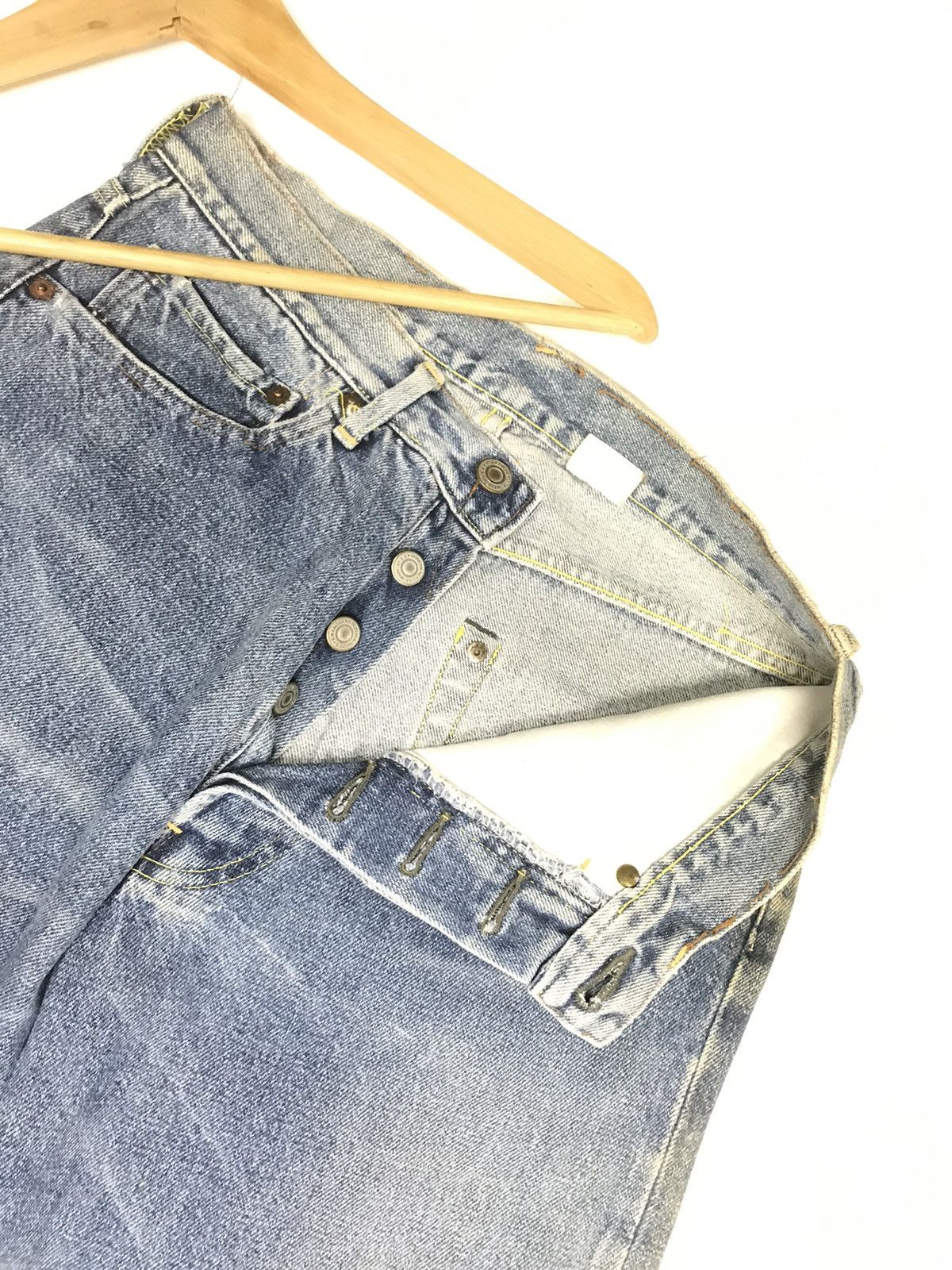 Vintage × eS VINTAGE RUSTY MODERN REPLICA MADE BY E-S SELVEDGE DENIM Size US 28 / EU 44 - 5 Thumbnail