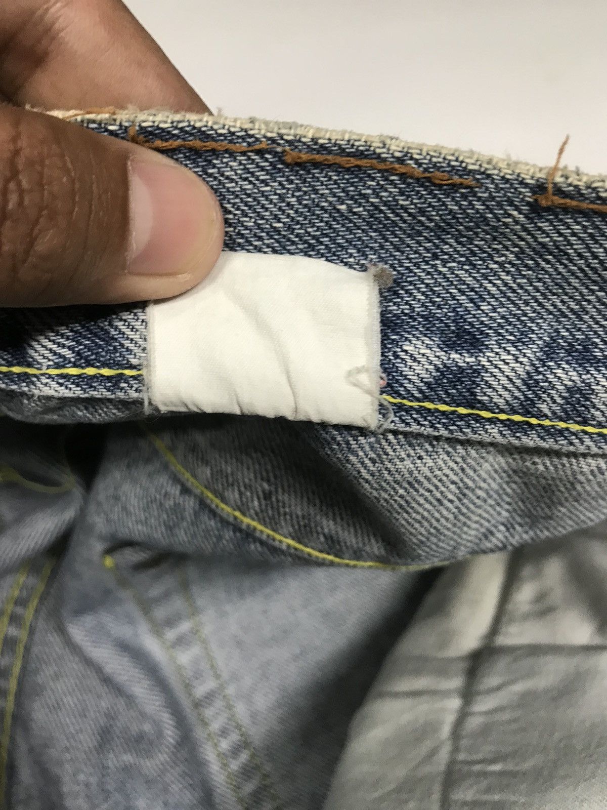 Vintage × eS VINTAGE RUSTY MODERN REPLICA MADE BY E-S SELVEDGE DENIM Size US 28 / EU 44 - 7 Thumbnail