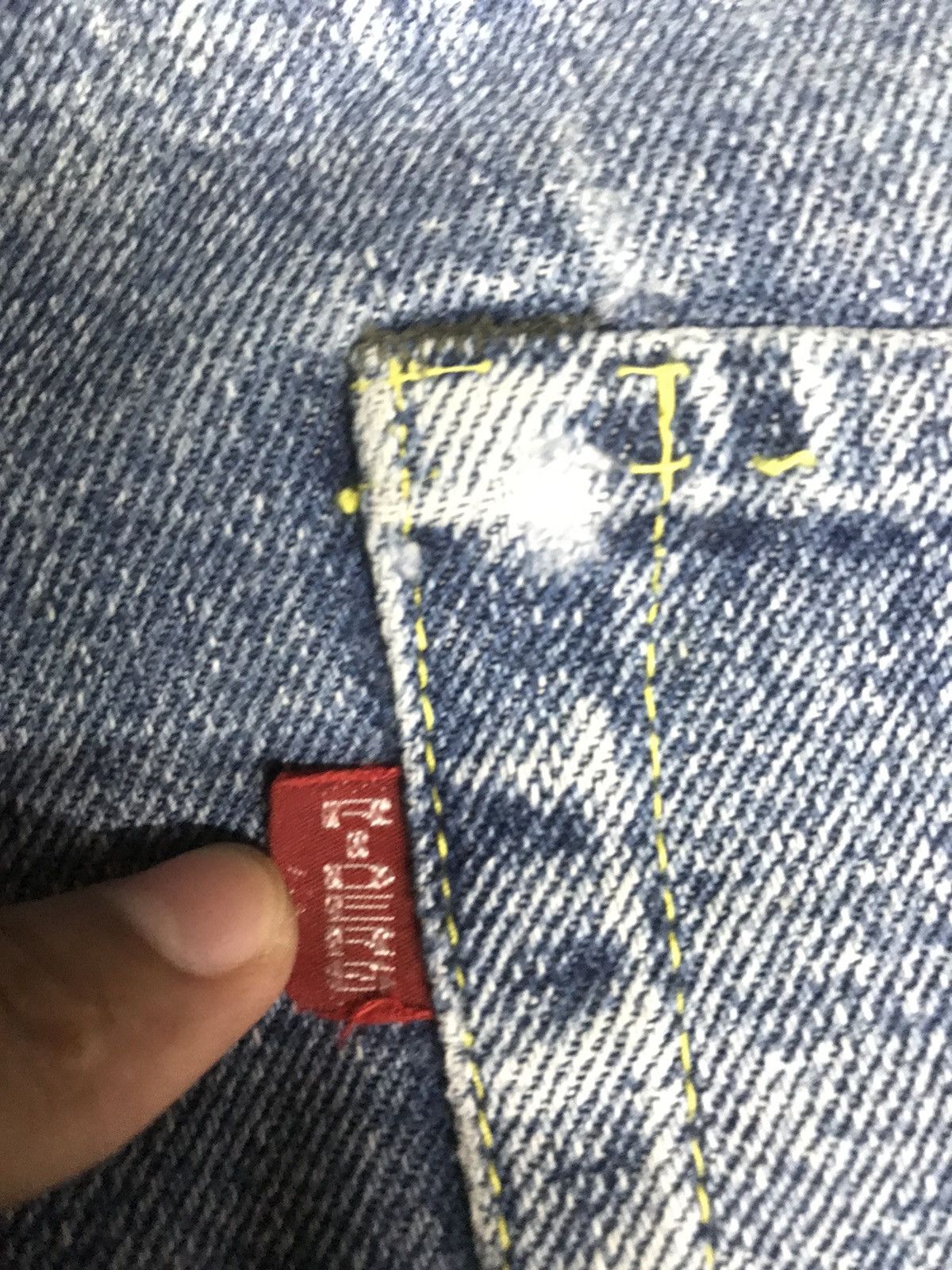 Vintage × eS VINTAGE RUSTY MODERN REPLICA MADE BY E-S SELVEDGE DENIM Size US 28 / EU 44 - 10 Thumbnail