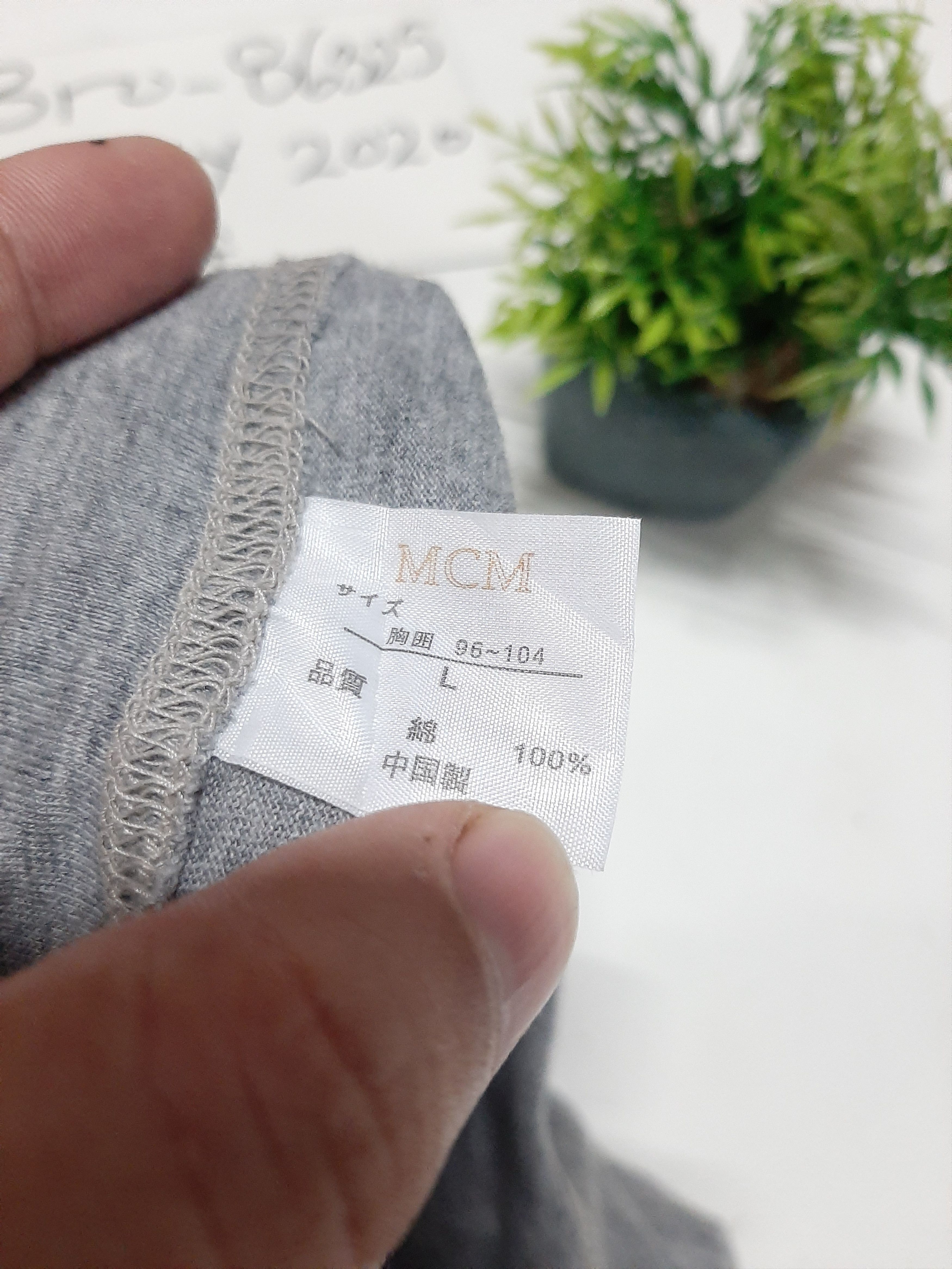 MCM × Vintage VINTAGE MCM SMALL LOGO EMBROIDERY TSHIRT Size US M / EU 48-50 / 2 - 4 Thumbnail