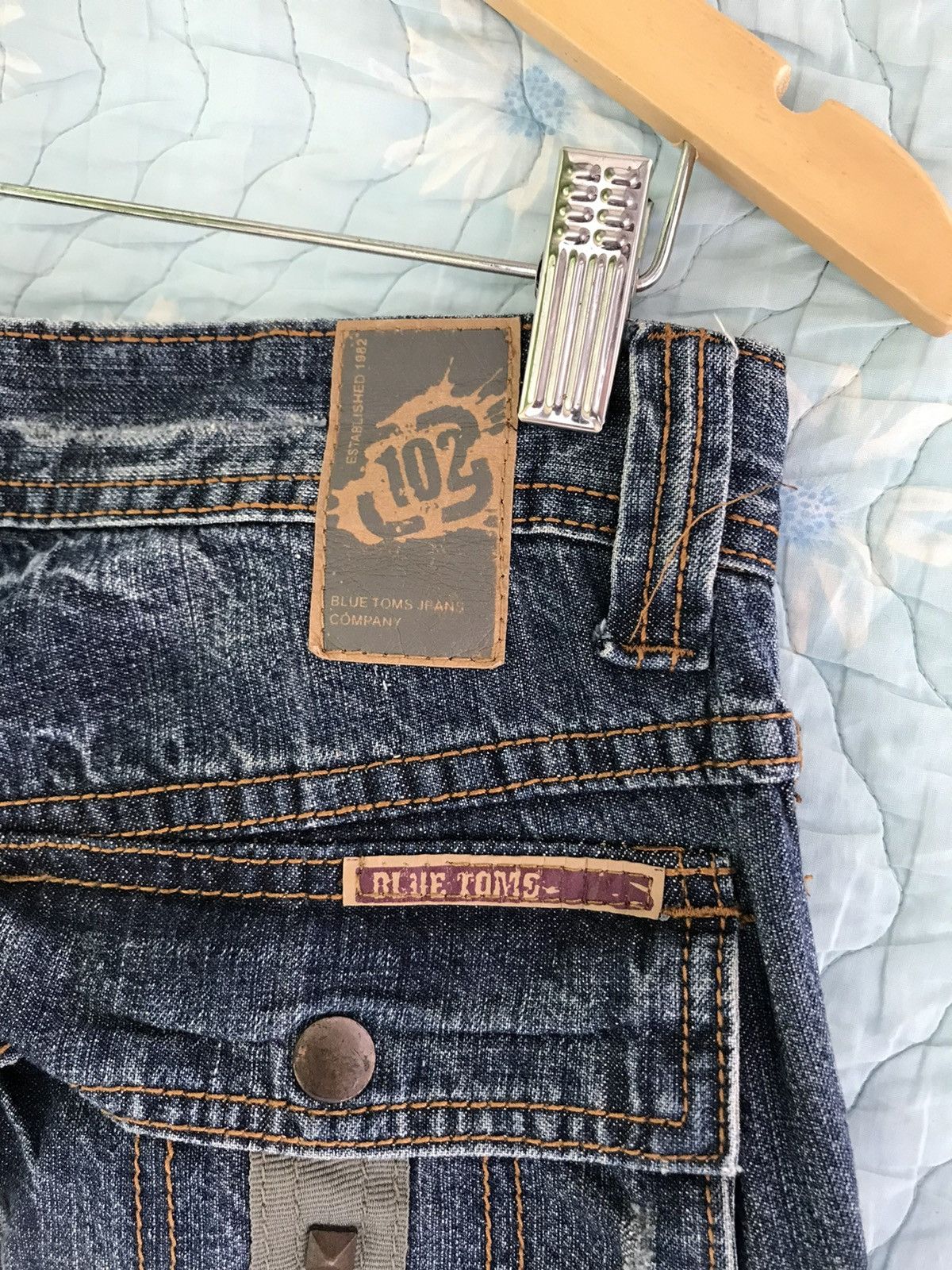 Japanese Brand (A187). BLUE TOMS MULTI POCKET DENIM Size US 31 - 12 Thumbnail