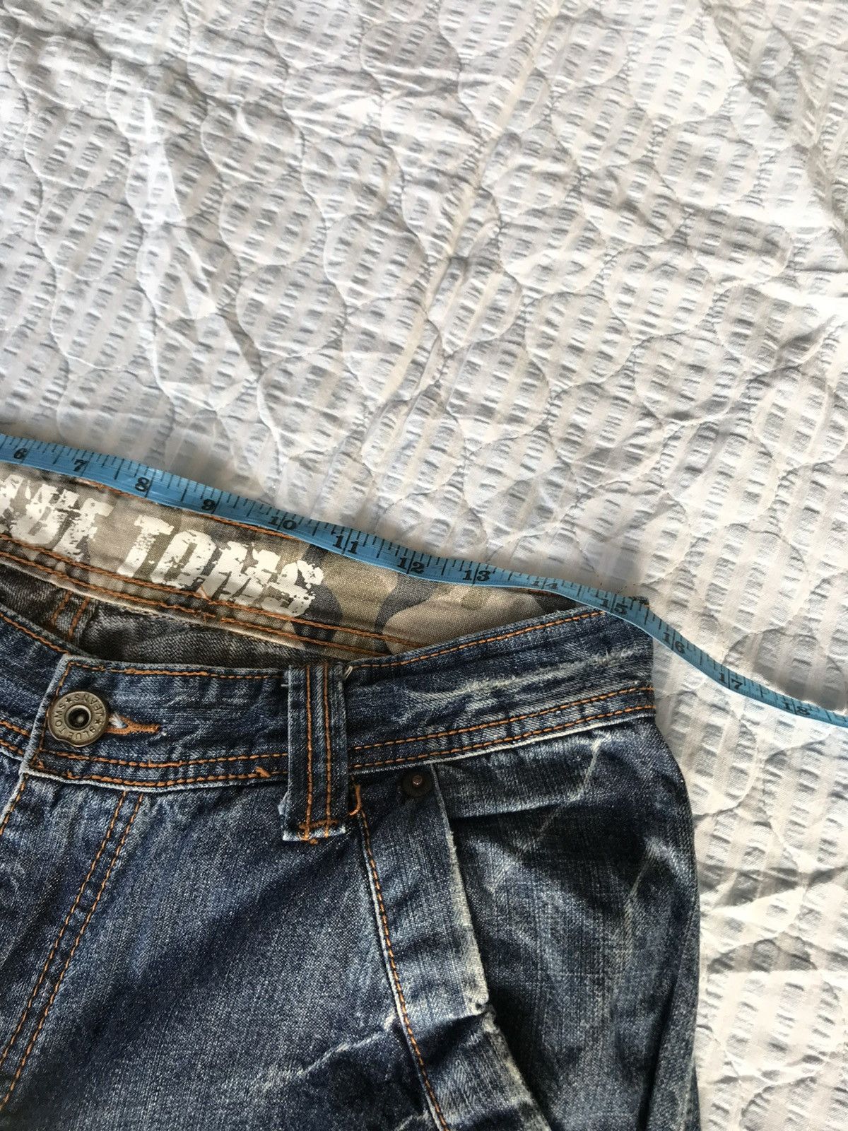 Japanese Brand (A187). BLUE TOMS MULTI POCKET DENIM Size US 31 - 10 Thumbnail