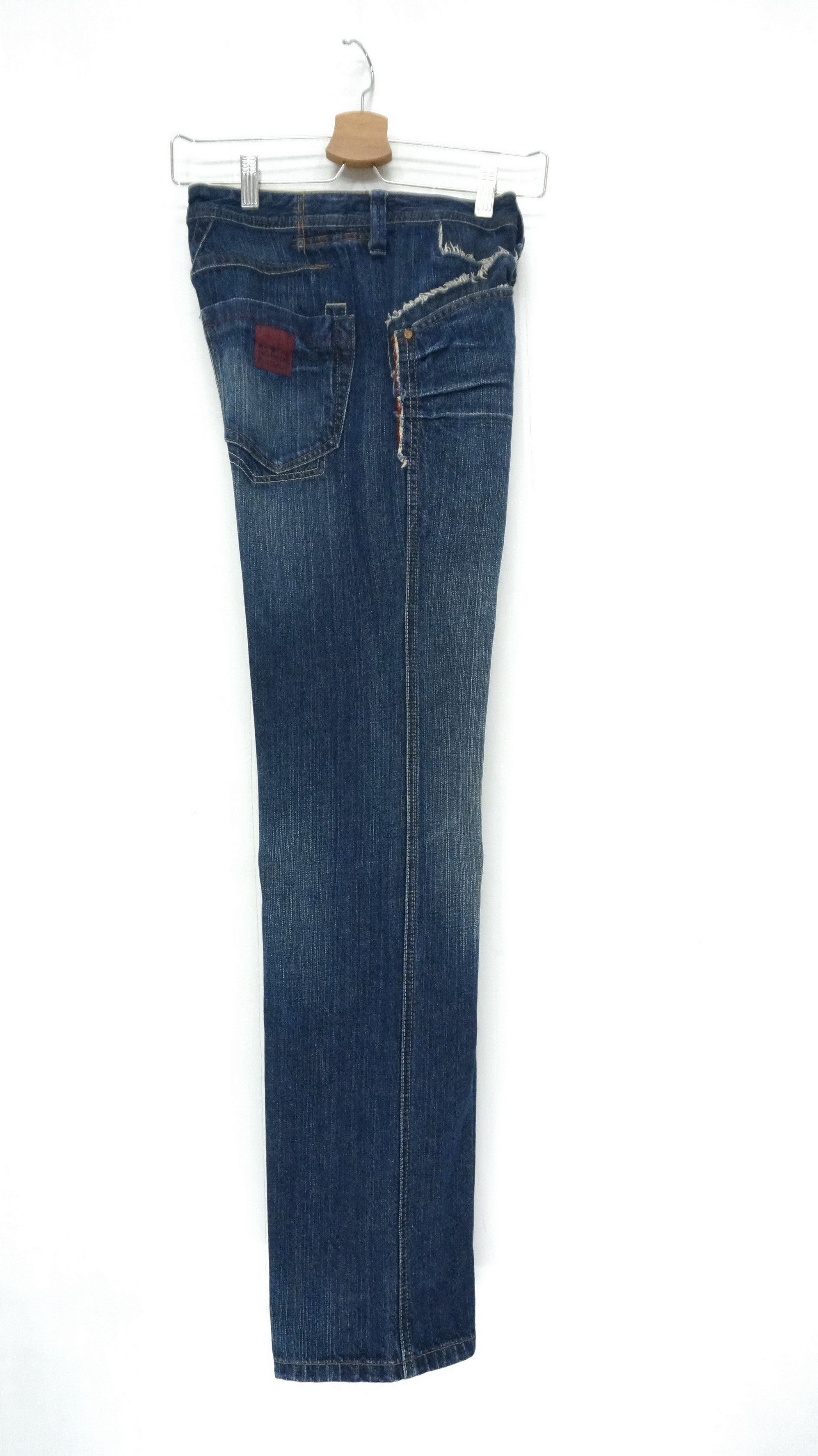 Marithe + Francois Girbaud Dope! Marithe Francois Girbaud 🔥Claw Mark Distressed Jeans Size US 31 - 6 Thumbnail
