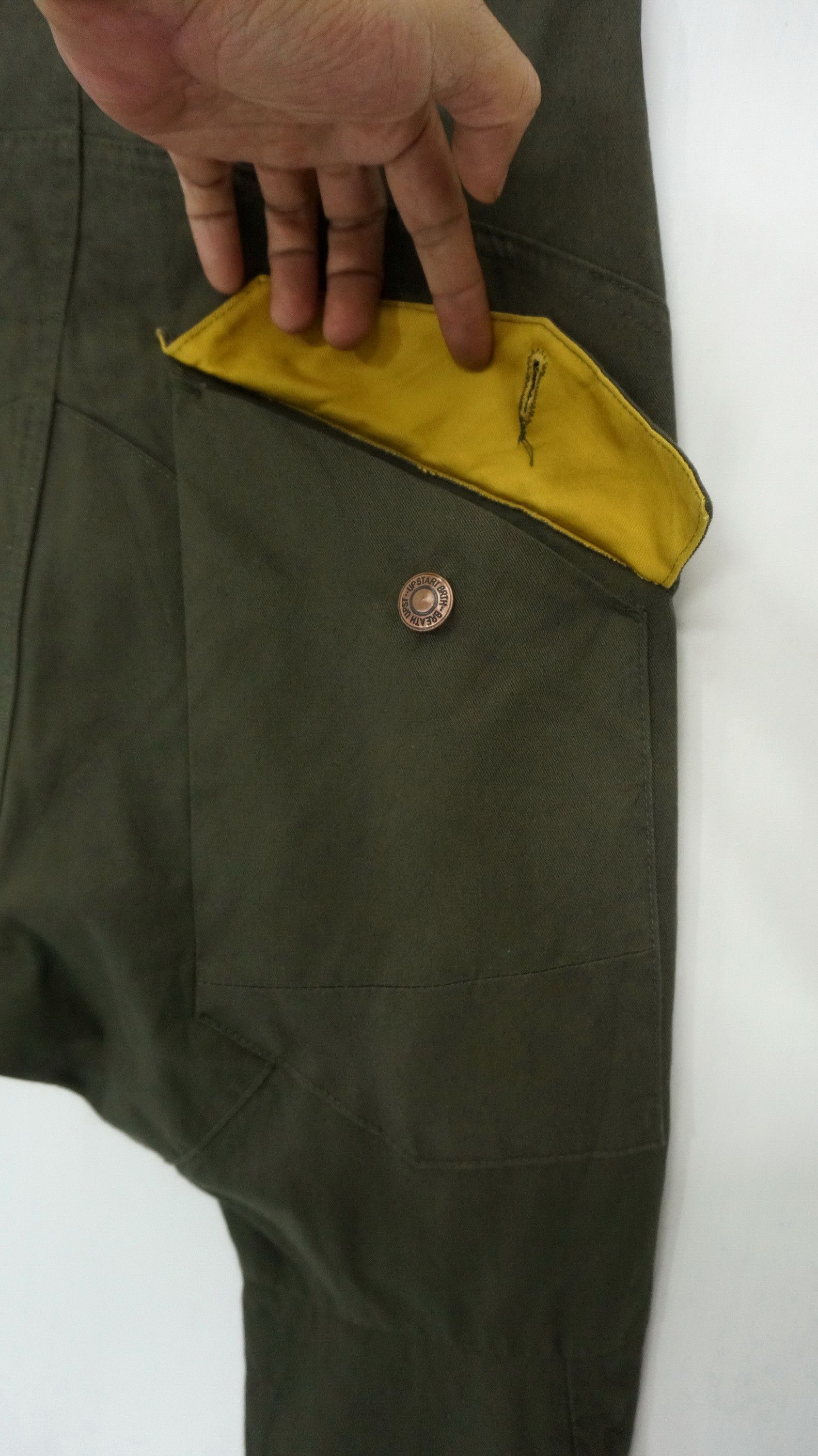 Japanese Brand Dope BRTH BREATHE Designer Japan Drop Crotch Pants Size US 29 - 11 Thumbnail