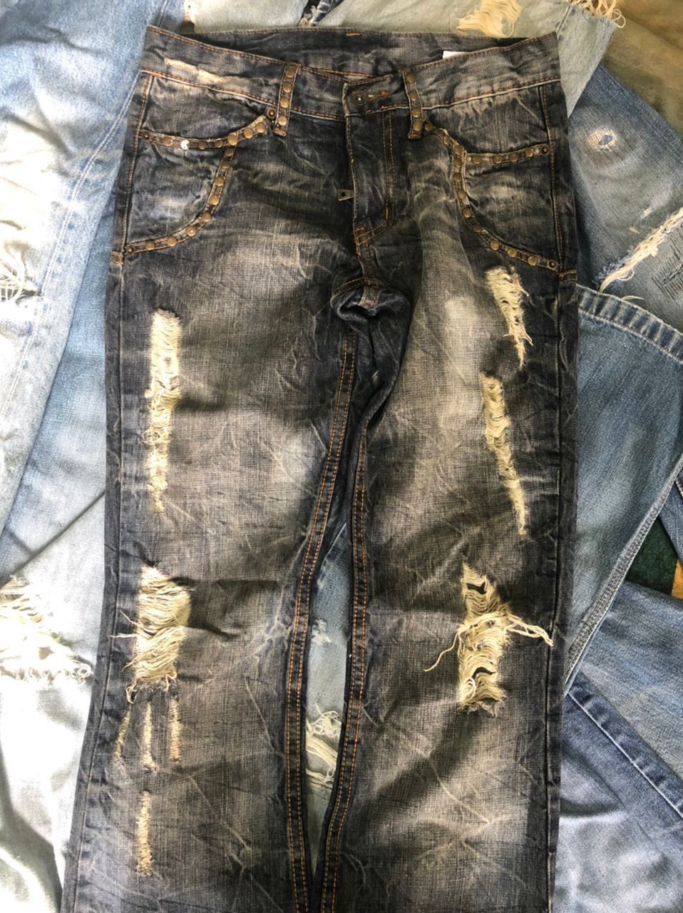 Other SEMANTIC DESIGN RIPPED JEANS Size 29" - 2 Thumbnail