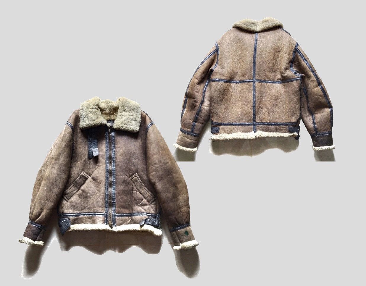 Avirex Vintage 80 Avirex B-3 Shearling Leather Jacket Size US M / EU 48-50 / 2 - 4 Thumbnail