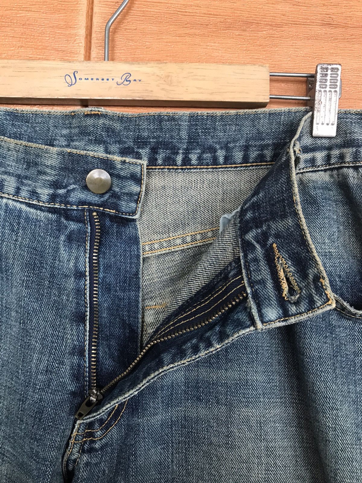 Kapital Mens Melrose Boro Distress Patchwork Denim Jeans Size US 34 / EU 50 - 13 Thumbnail