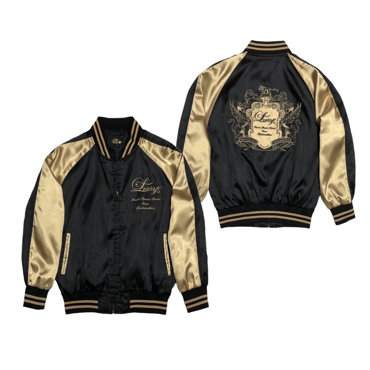Japanese Brand Lucoy Rockarollica Sukajan Embroidery Logo Jacket Size US M / EU 48-50 / 2 - 2 Thumbnail