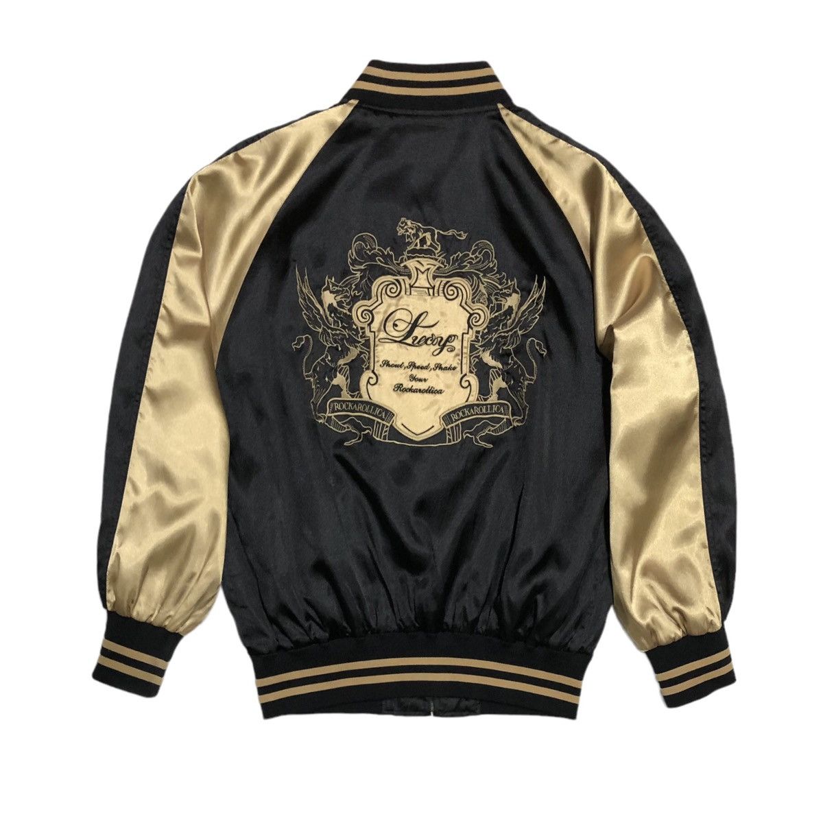 Japanese Brand Lucoy Rockarollica Sukajan Embroidery Logo Jacket Size US M / EU 48-50 / 2 - 4 Thumbnail
