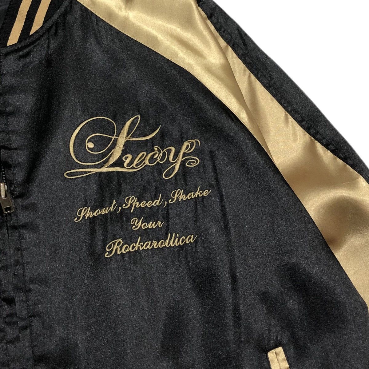 Japanese Brand Lucoy Rockarollica Sukajan Embroidery Logo Jacket Size US M / EU 48-50 / 2 - 6 Thumbnail