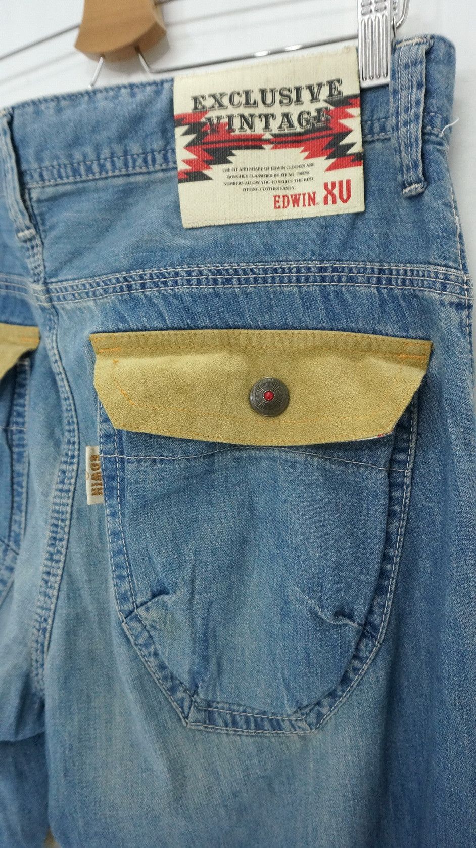 Edwin EDWIN Exclusive Vintage Lightweight Soft Roll up Denim Size US 37 - 7 Thumbnail