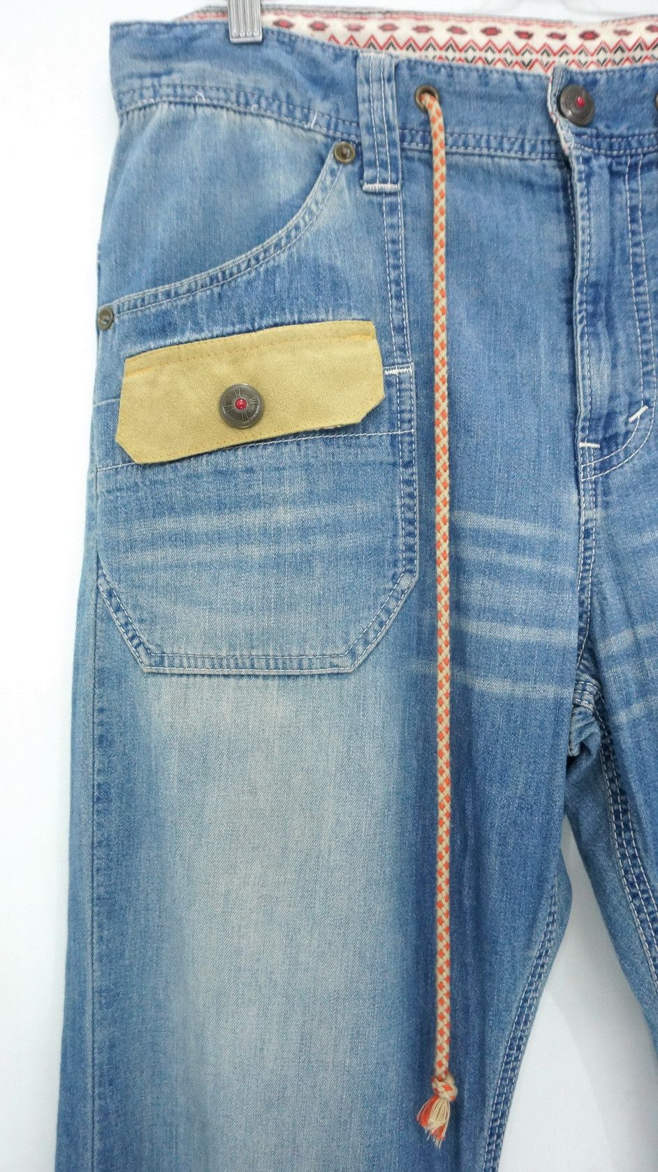 Edwin EDWIN Exclusive Vintage Lightweight Soft Roll up Denim Size US 37 - 3 Thumbnail