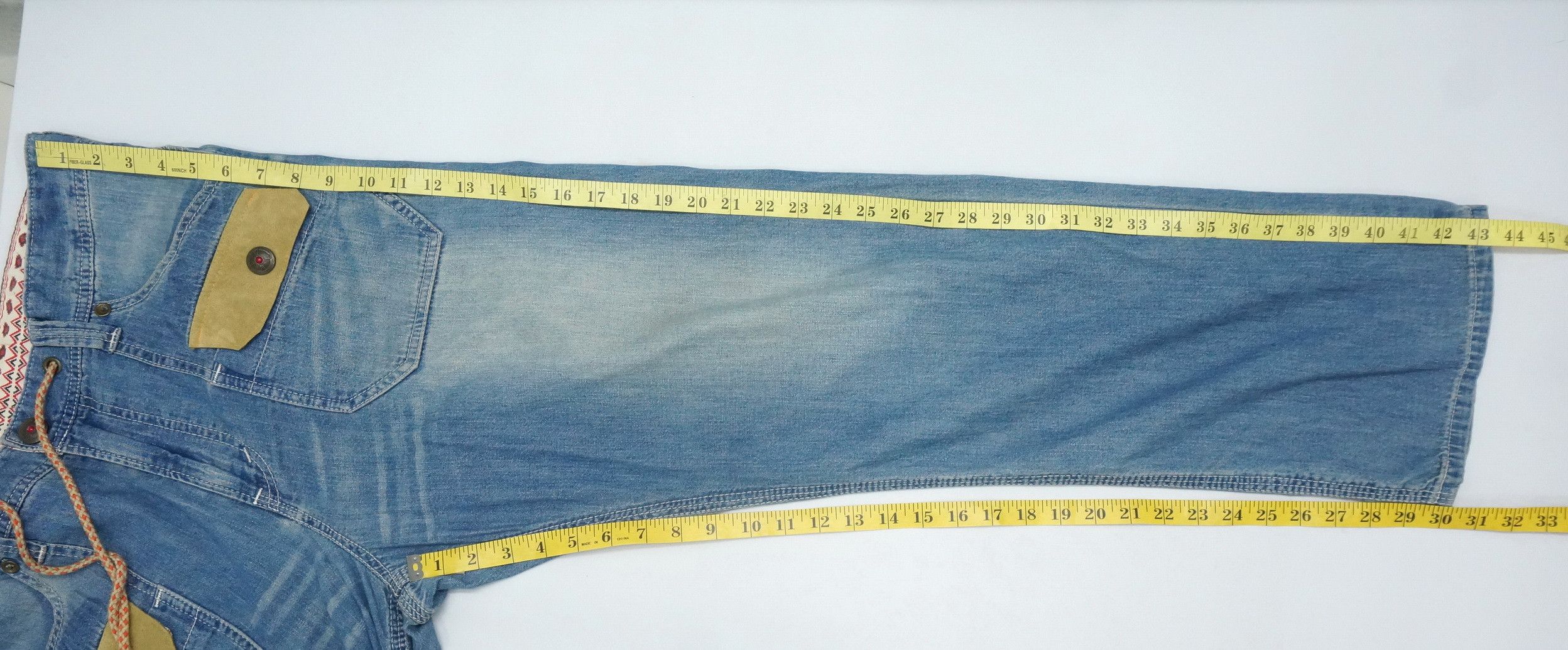 Edwin EDWIN Exclusive Vintage Lightweight Soft Roll up Denim Size US 37 - 13 Thumbnail