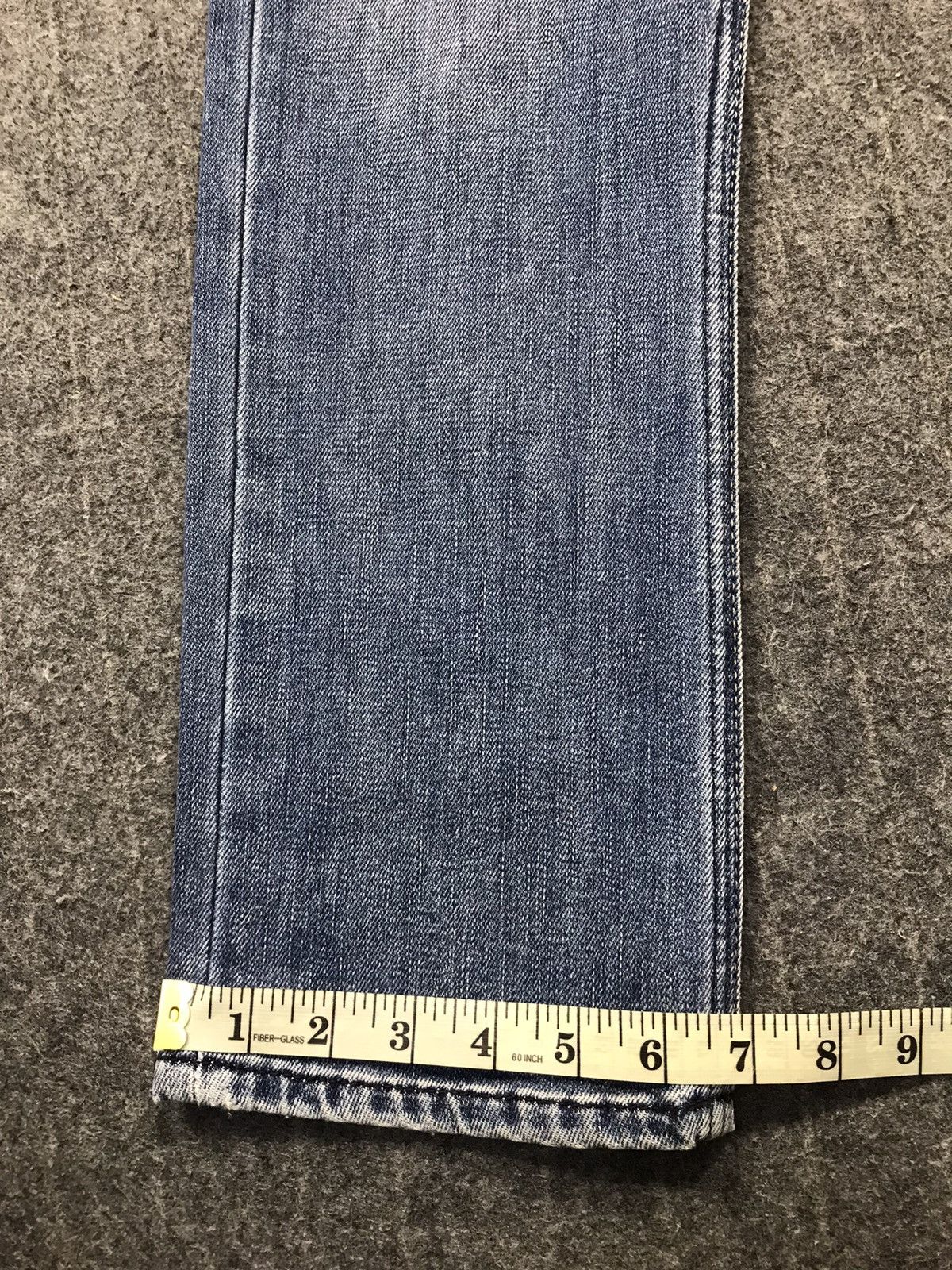 Diesel × Vintage Vtg Diesel Industry Back Side Pocket Big Logo Art Jeans Size US 33 - 22 Thumbnail