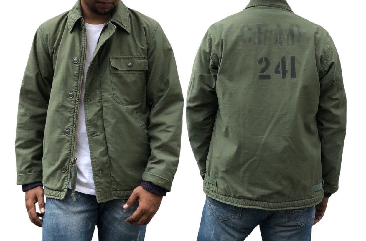 Vintage 🔥Vintage Us Military Early Namwar Era Deck Jacket Size US M / EU 48-50 / 2 - 2 Thumbnail