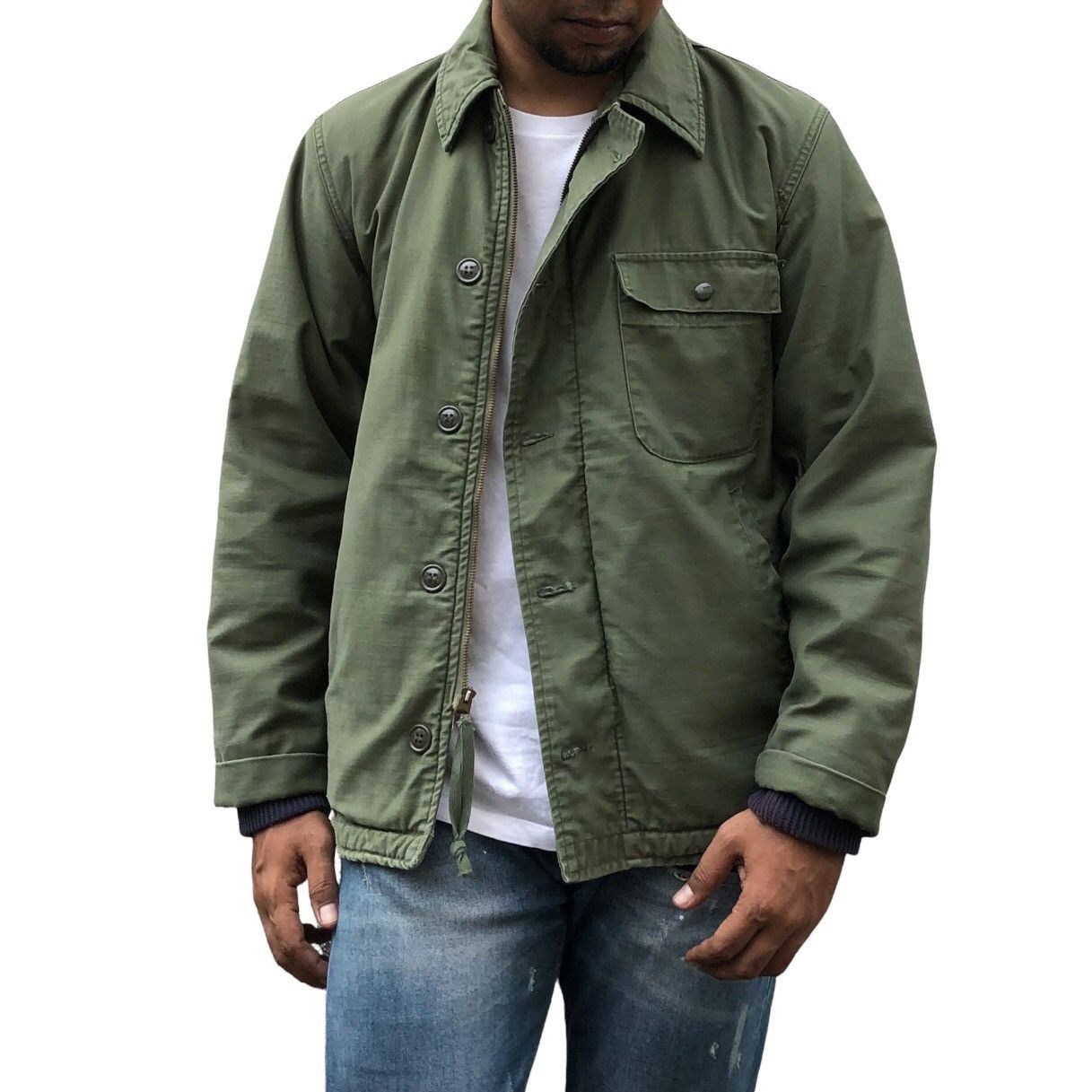 Vintage 🔥Vintage Us Military Early Namwar Era Deck Jacket Size US M / EU 48-50 / 2 - 3 Thumbnail