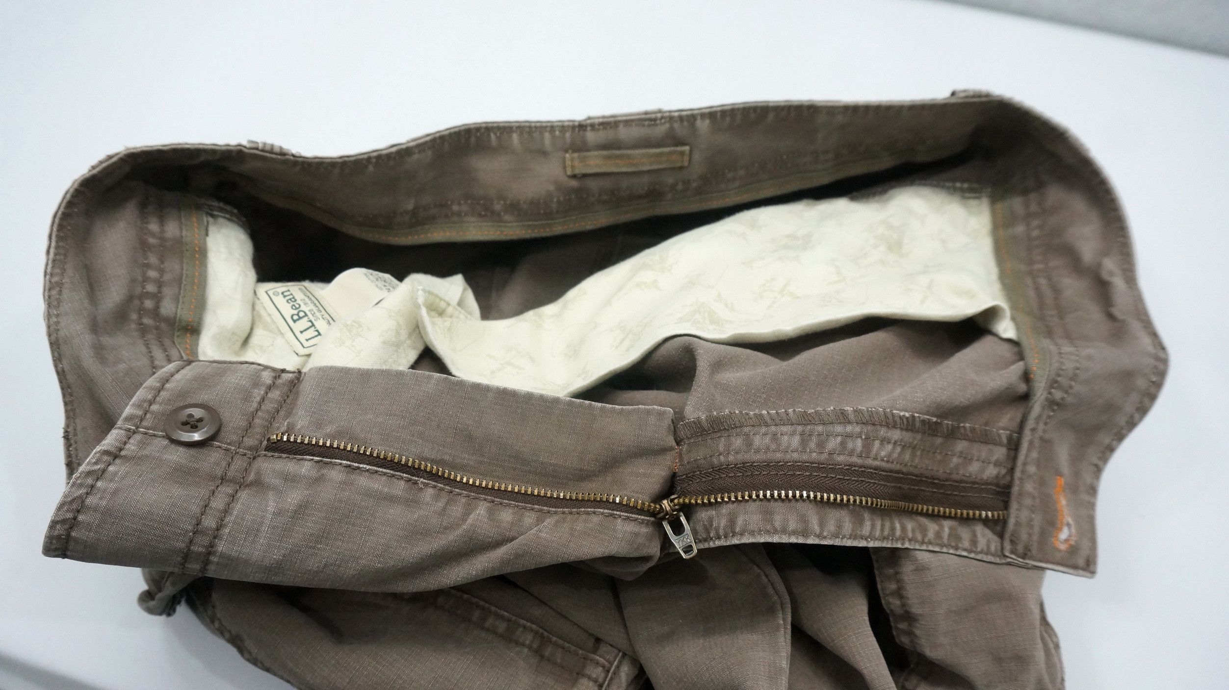 L.L. Bean 🔥 Vintage LL Bean Faded Brown Cargo Pants Size US 34 / EU 50 - 17 Thumbnail