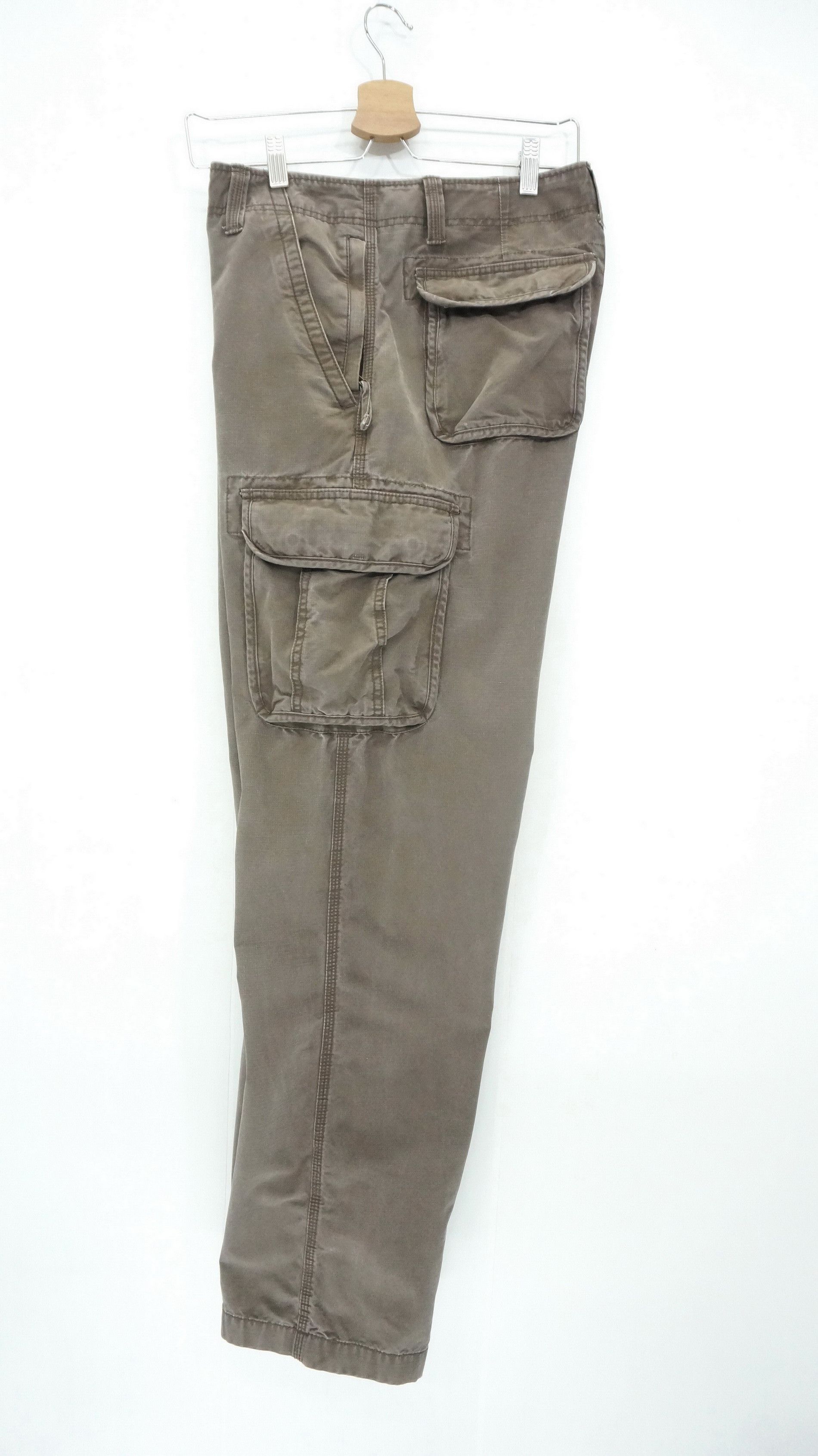 L.L. Bean 🔥 Vintage LL Bean Faded Brown Cargo Pants Size US 34 / EU 50 - 4 Thumbnail