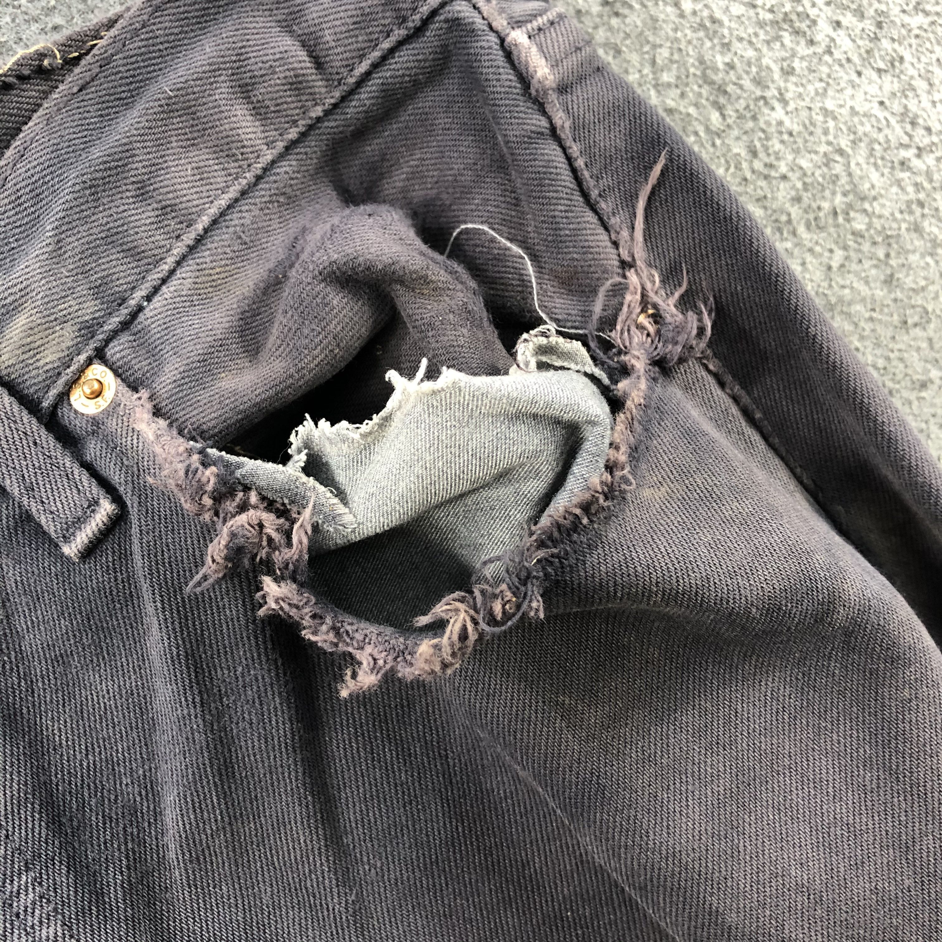 Levi's 90s Vintage Distress Levis 501 Jeans-JM1521 Size US 34 / EU 50 - 12 Thumbnail