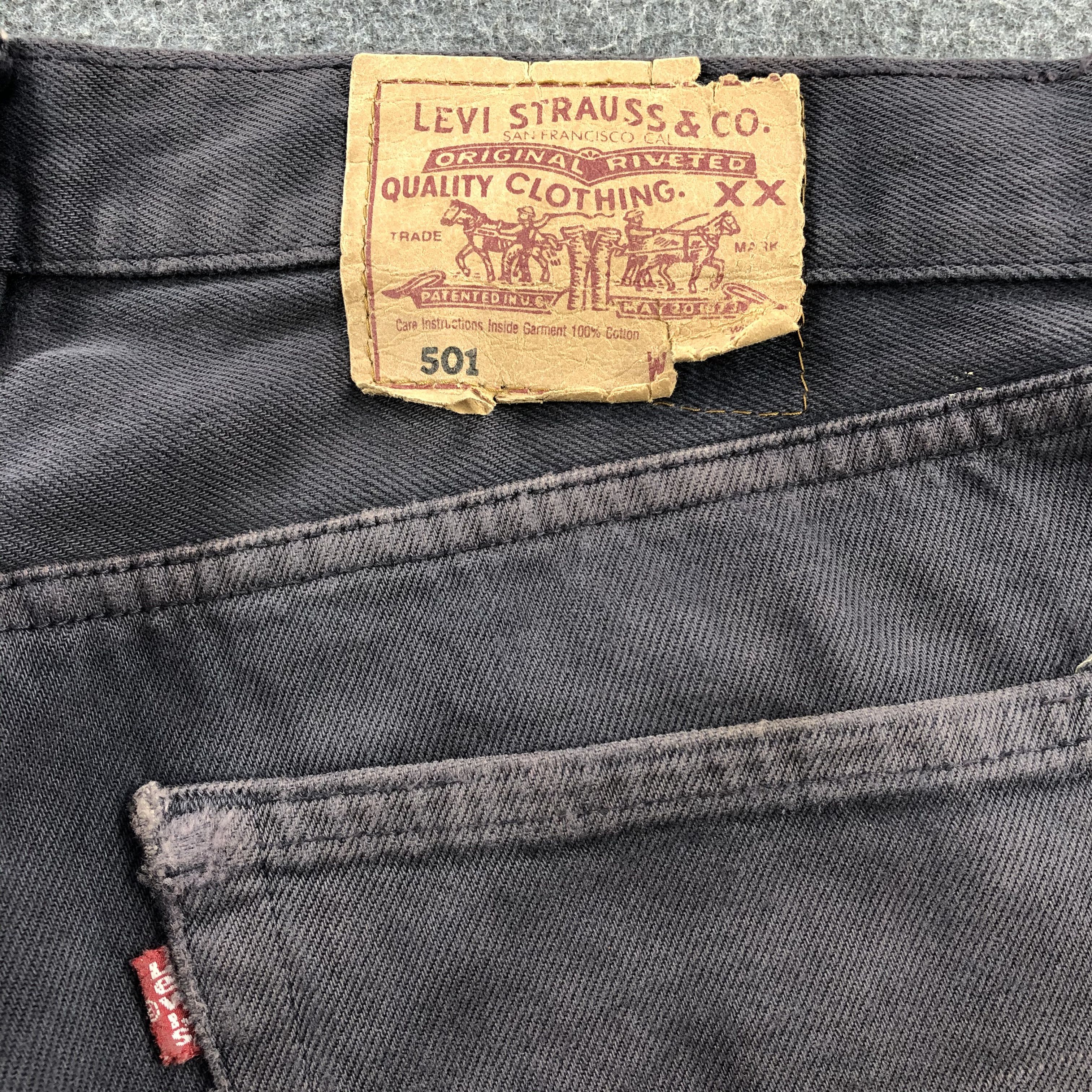 Levi's 90s Vintage Distress Levis 501 Jeans-JM1521 Size US 34 / EU 50 - 6 Thumbnail