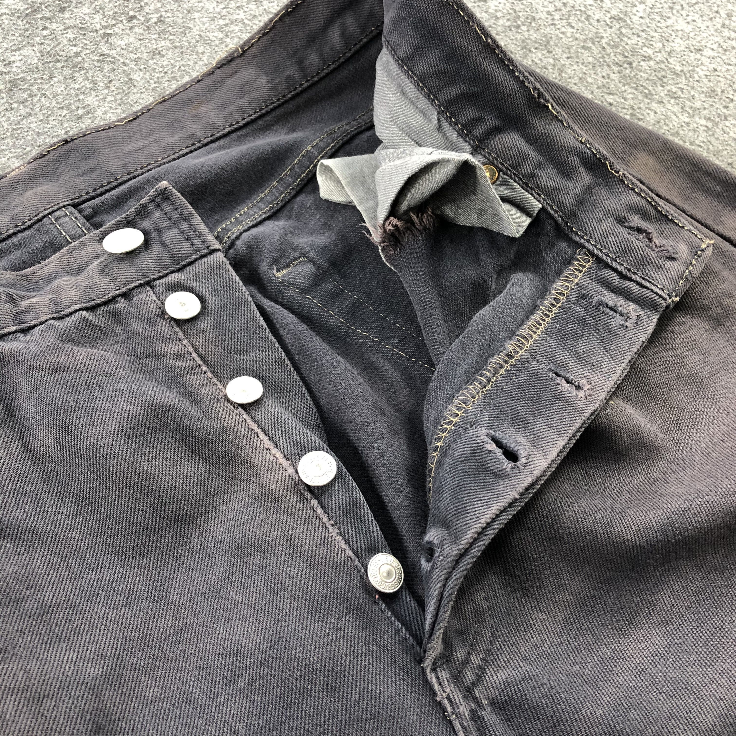 Levi's 90s Vintage Distress Levis 501 Jeans-JM1521 Size US 34 / EU 50 - 8 Thumbnail