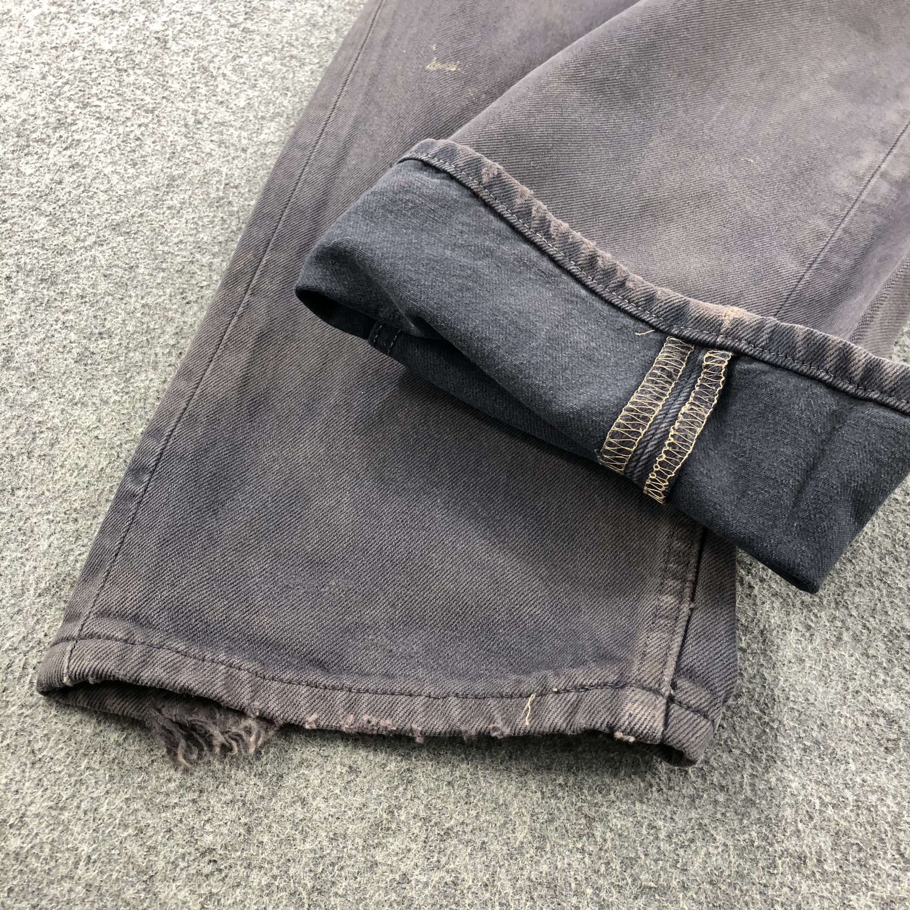 Levi's 90s Vintage Distress Levis 501 Jeans-JM1521 Size US 34 / EU 50 - 7 Thumbnail
