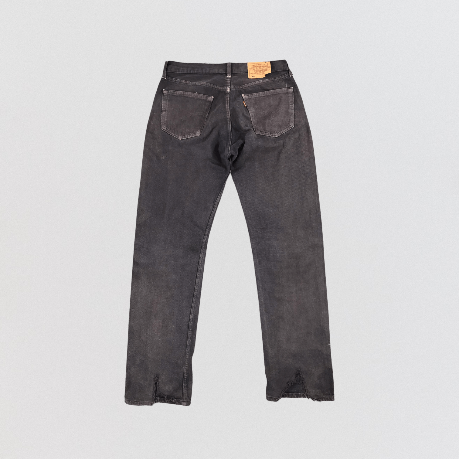 Levi's 90s Vintage Distress Levis 501 Jeans-JM1521 Size US 34 / EU 50 - 2 Thumbnail