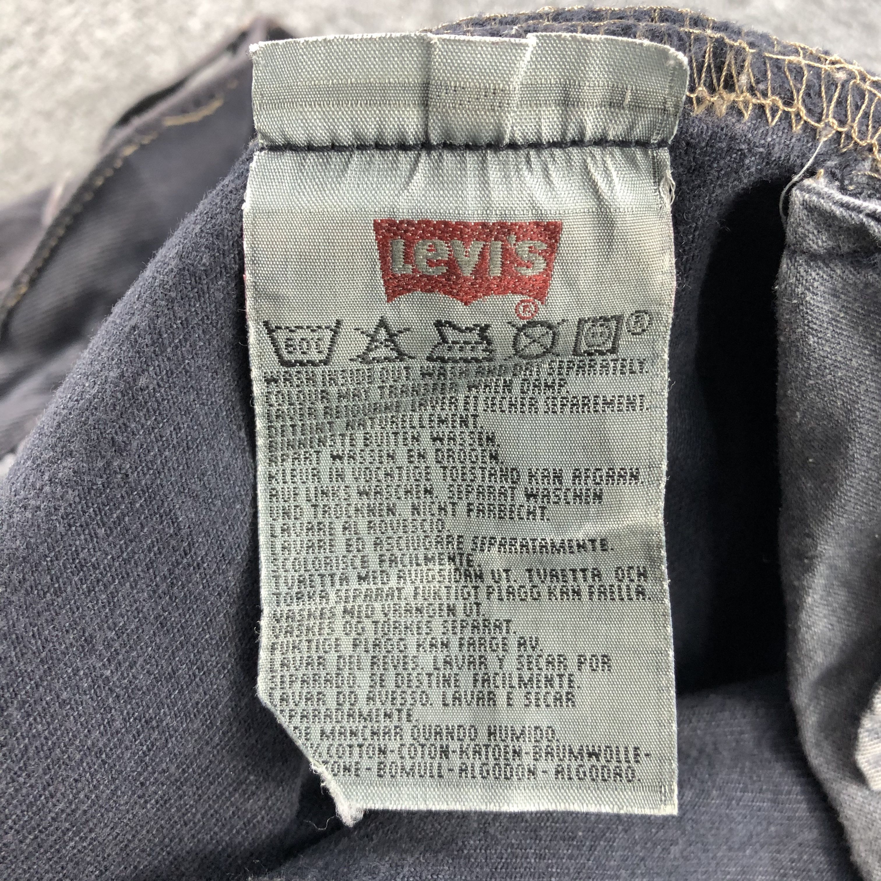 Levi's 90s Vintage Distress Levis 501 Jeans-JM1521 Size US 34 / EU 50 - 10 Thumbnail