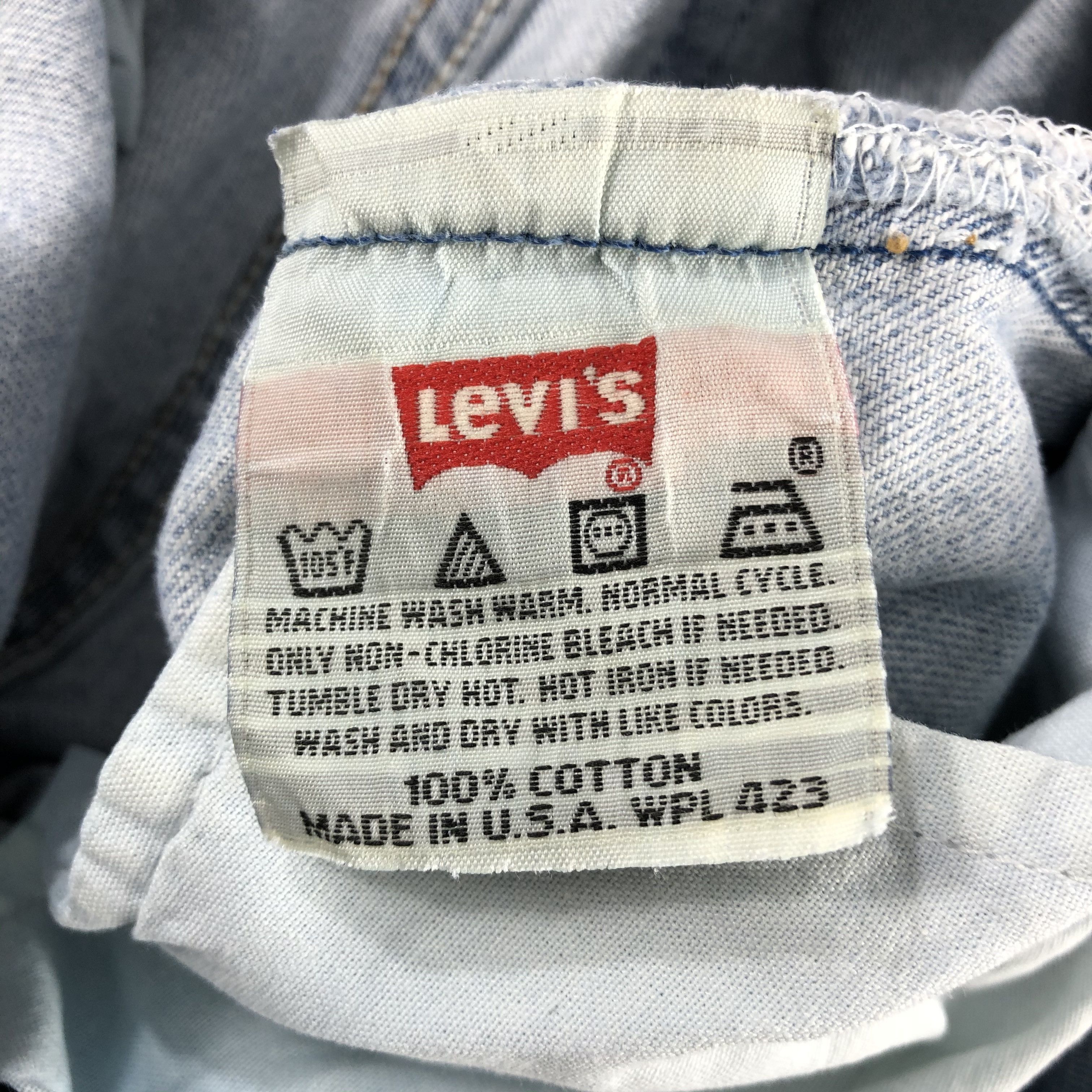 Levi's × Vintage 90s Vintage Light Wash Levis 501 Jeans-JM2901 Size US 30 / EU 46 - 11 Thumbnail