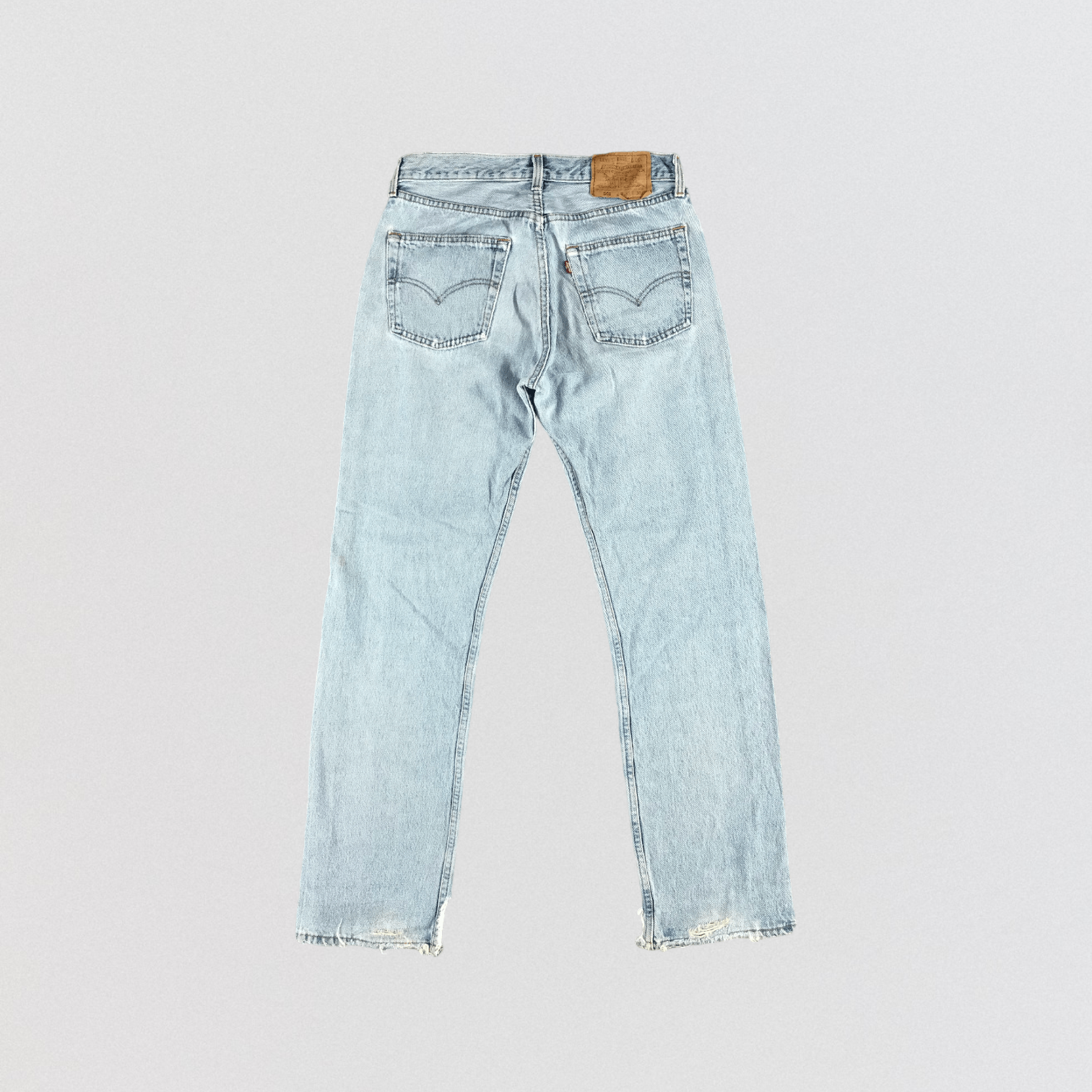 Levi's × Vintage 90s Vintage Light Wash Levis 501 Jeans-JM2901 Size US 30 / EU 46 - 2 Thumbnail