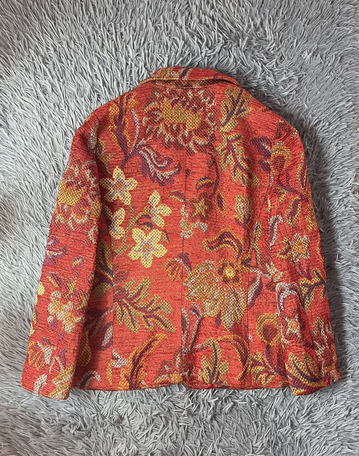 Love Moschino × Moschino Moschino avant garde textured floral print blazer Size L / US 10 / IT 46 - 11 Thumbnail