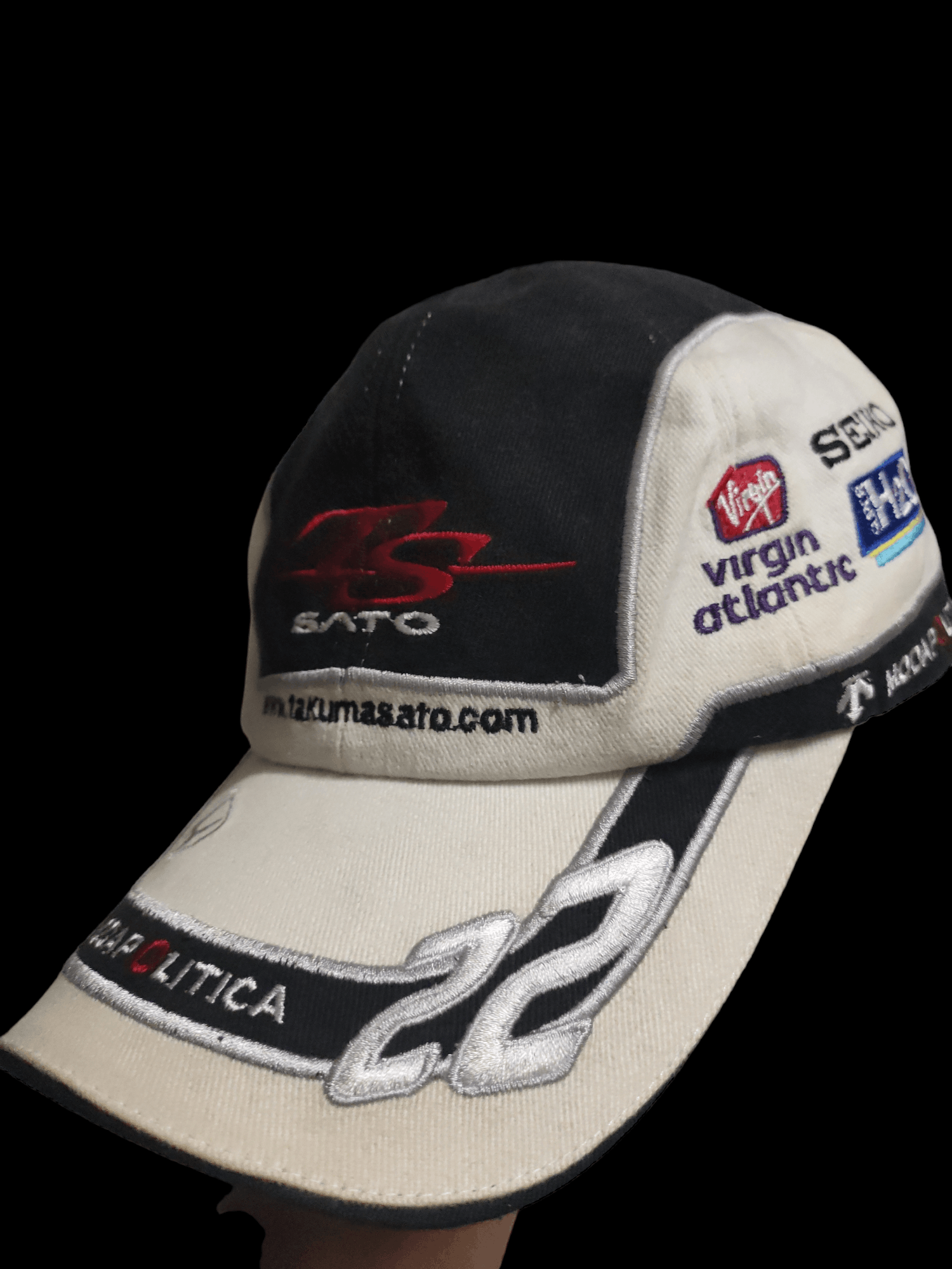Honda Vintage Hat Honda Takumasato Racing Team Size ONE SIZE - 3 Thumbnail
